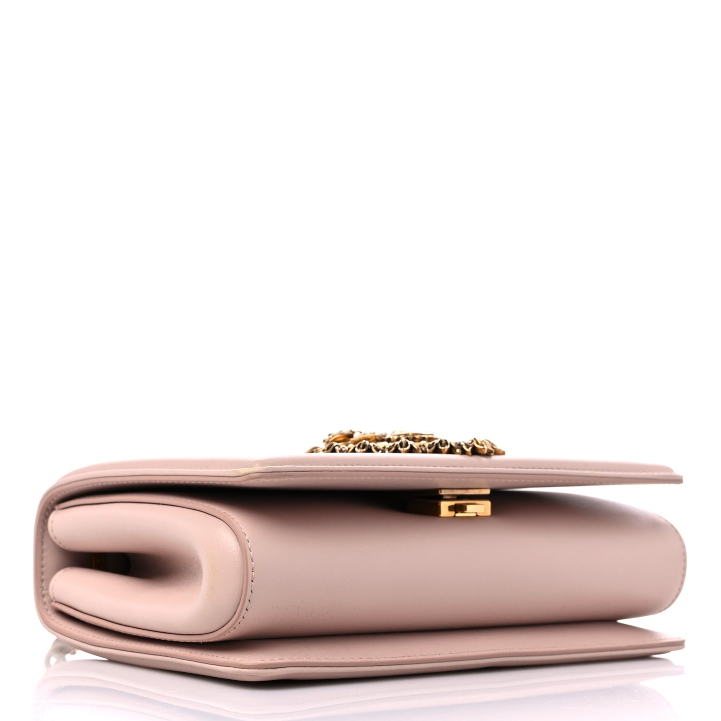Calfskin Medium Devotion Crossbody Bag Cipria