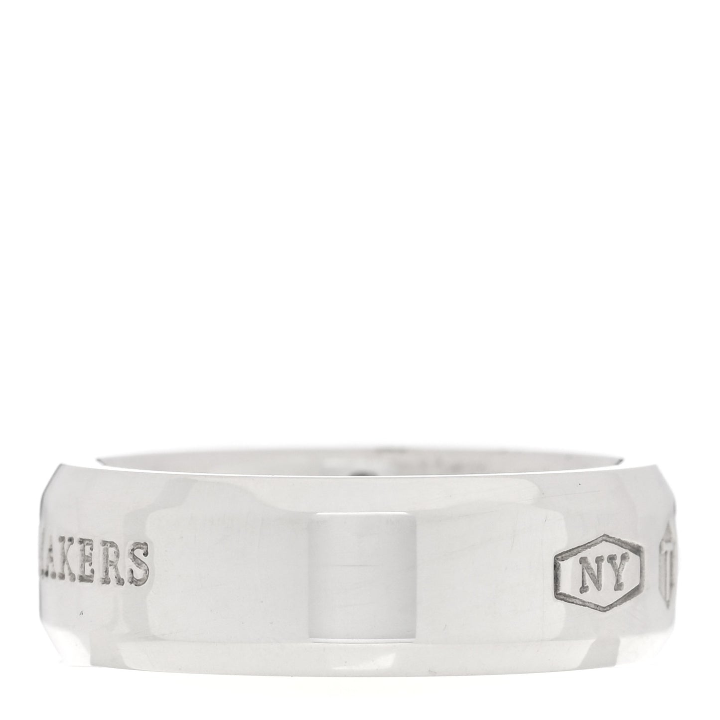 Sterling Silver 1837 Makers Medium Slice Ring 52 6