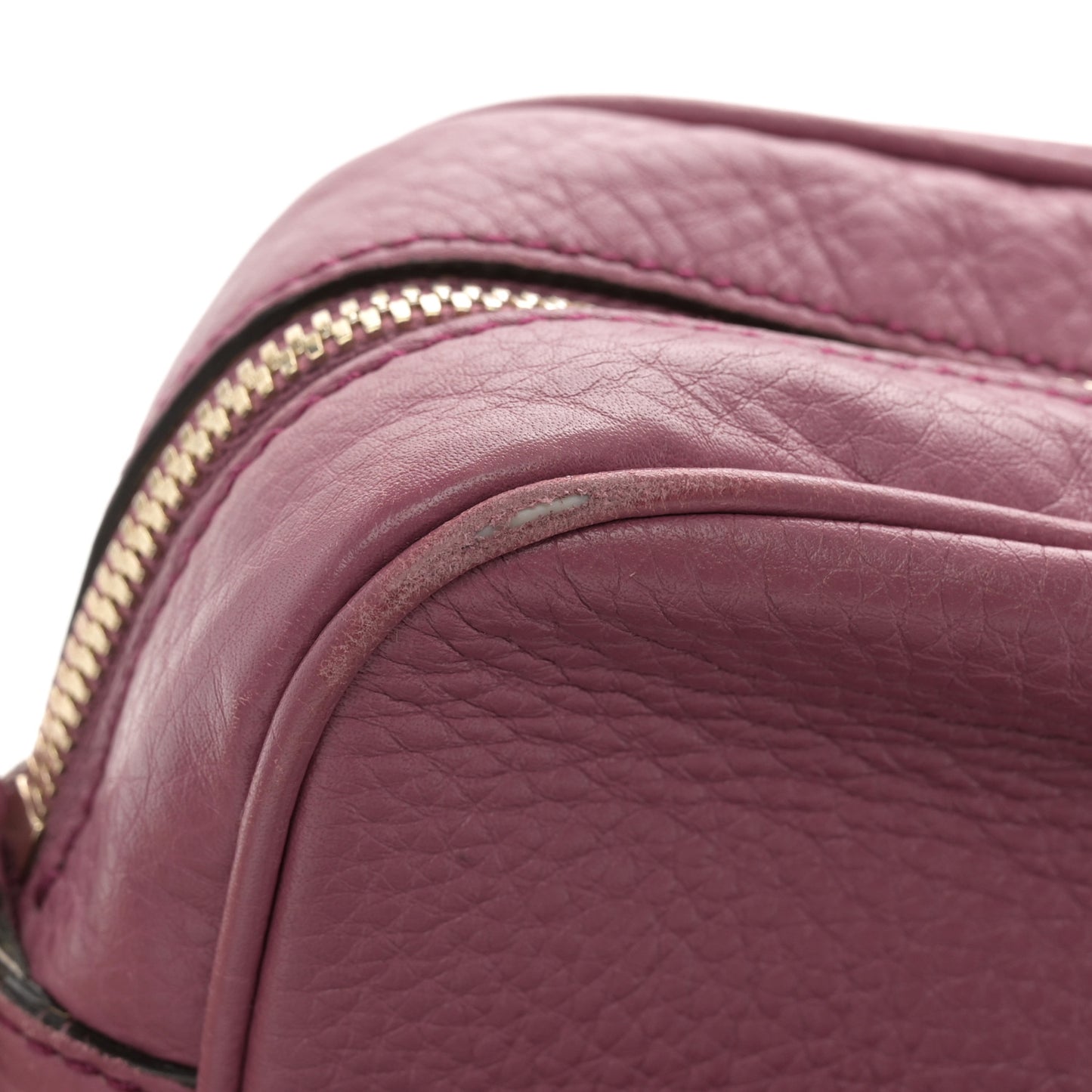 Cellarius Calfskin Small Soho Disco Bag Bright Bouganville