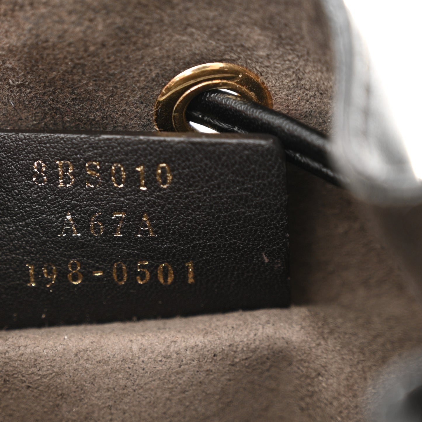 Vitello Liberty F is Fendi FF Studded Mini Mon Tresor Bucket Bag Black