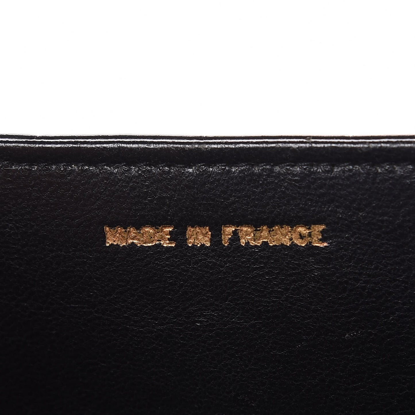 Shiny Crocodile Small Single Flap Black
