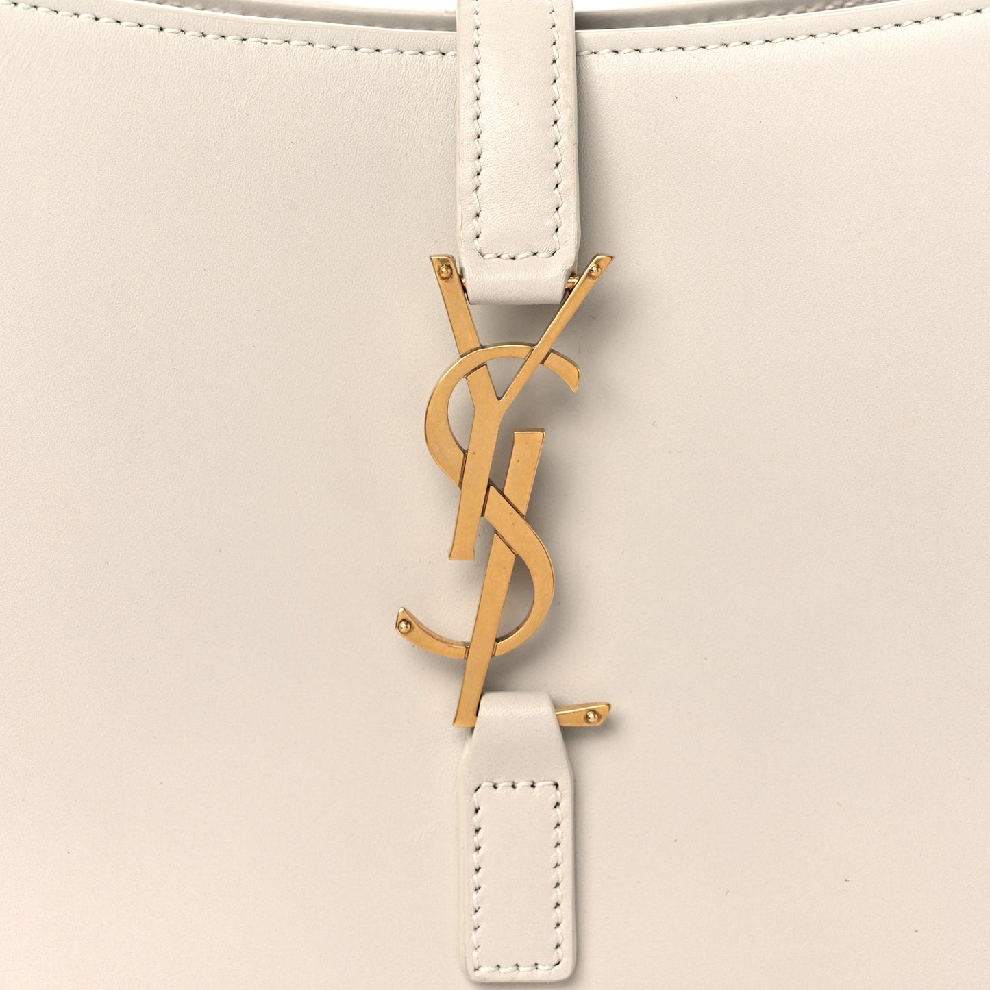 Smooth Calfskin Le 5 A 7 Hobo Blanc Vintage