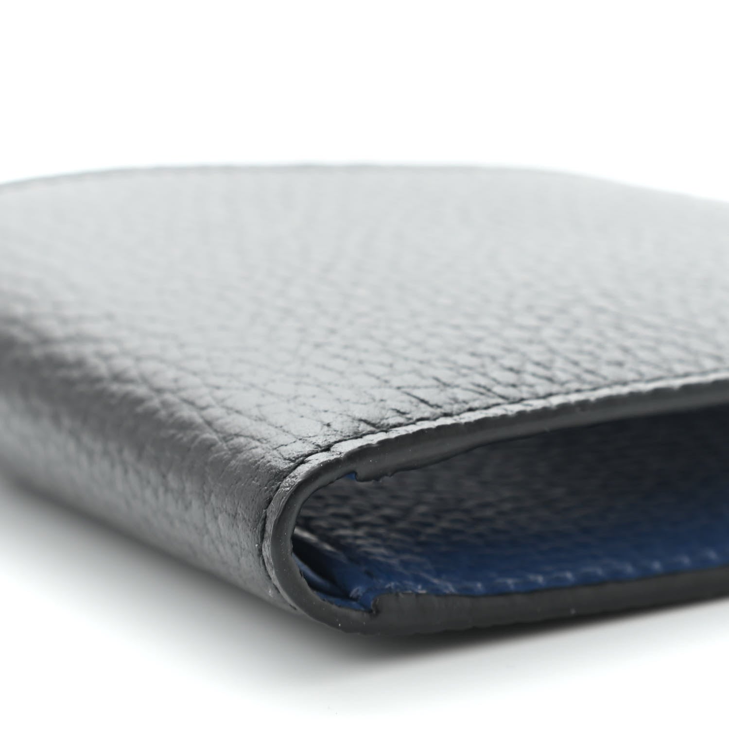 Gucci Dollar Calfskin Bi-Color Interlocking G Bi-Fold Wallet Black Caspian 7 of 8