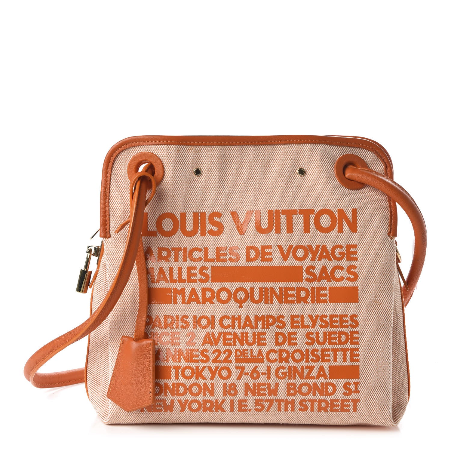 Louis Vuitton Articles De Voyage Travel Bag PM Orange 676814