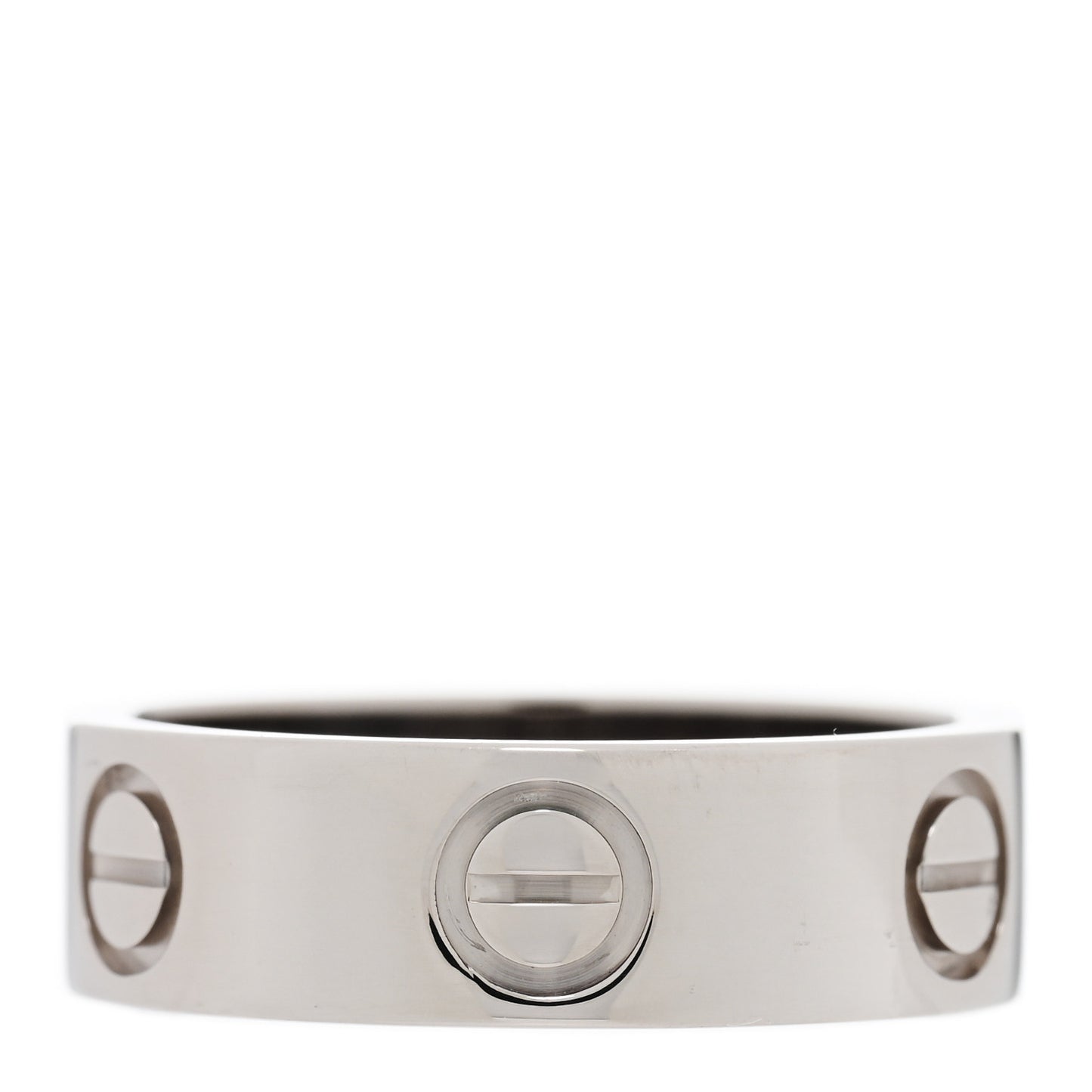 18K White Gold 5.5mm LOVE Ring 50 5.25