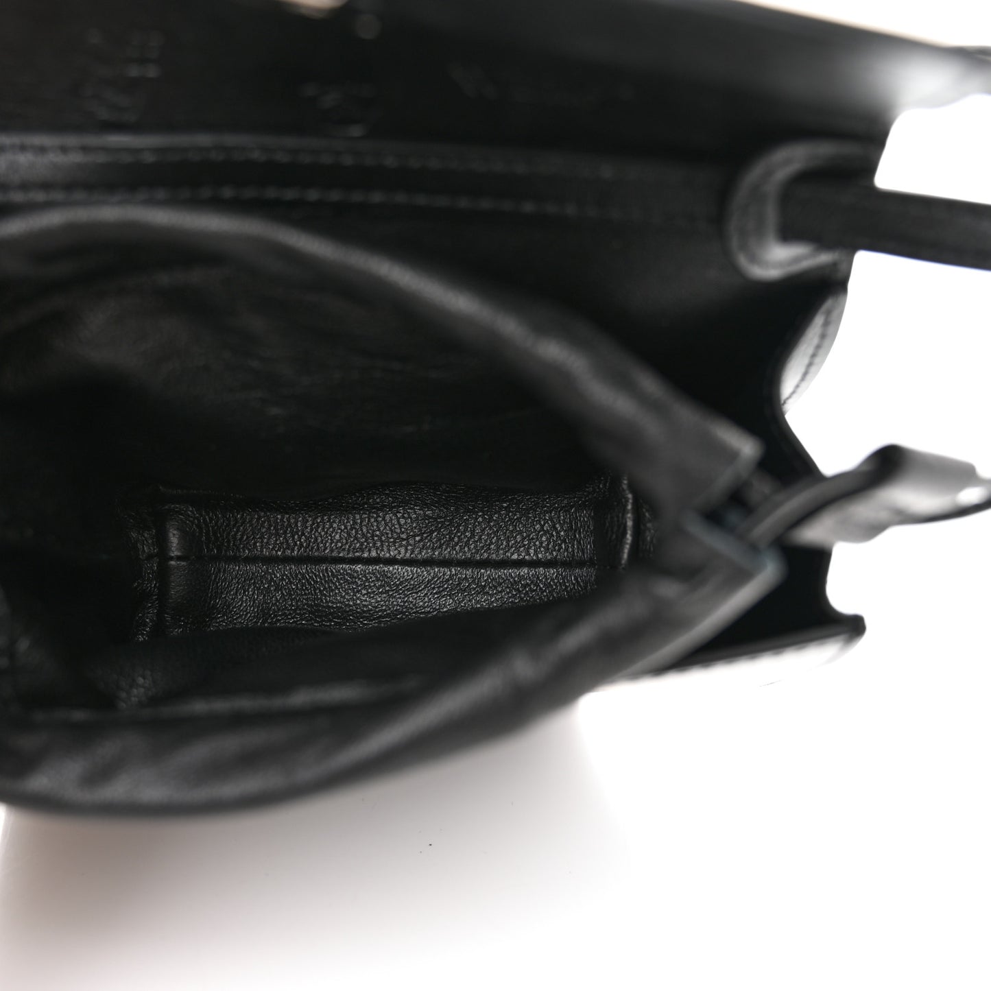 Calfskin Jitney 0.7 Meteor Bag Black