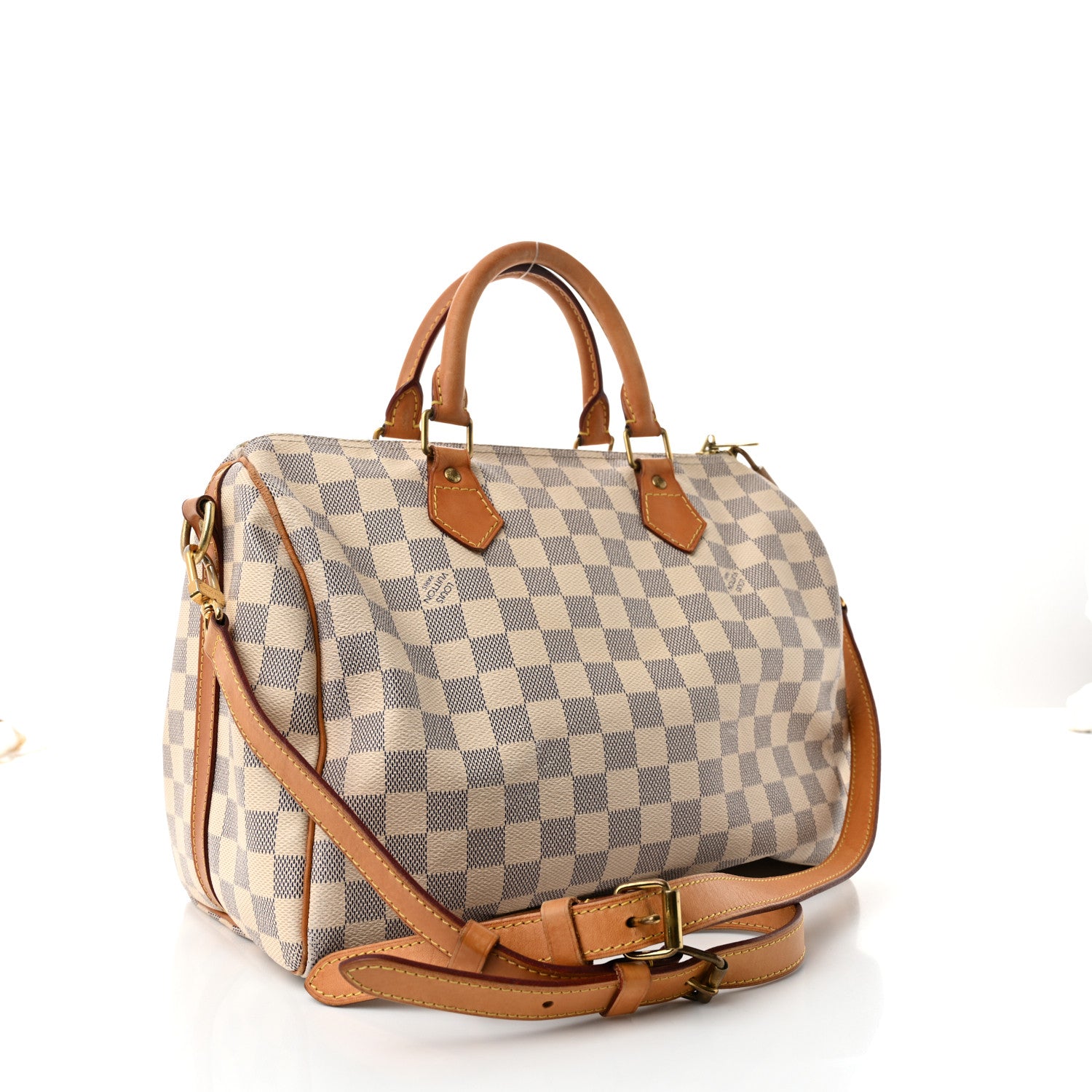 Louis Vuitton Damier Azur Speedy Bandouliere 30 3 of 10