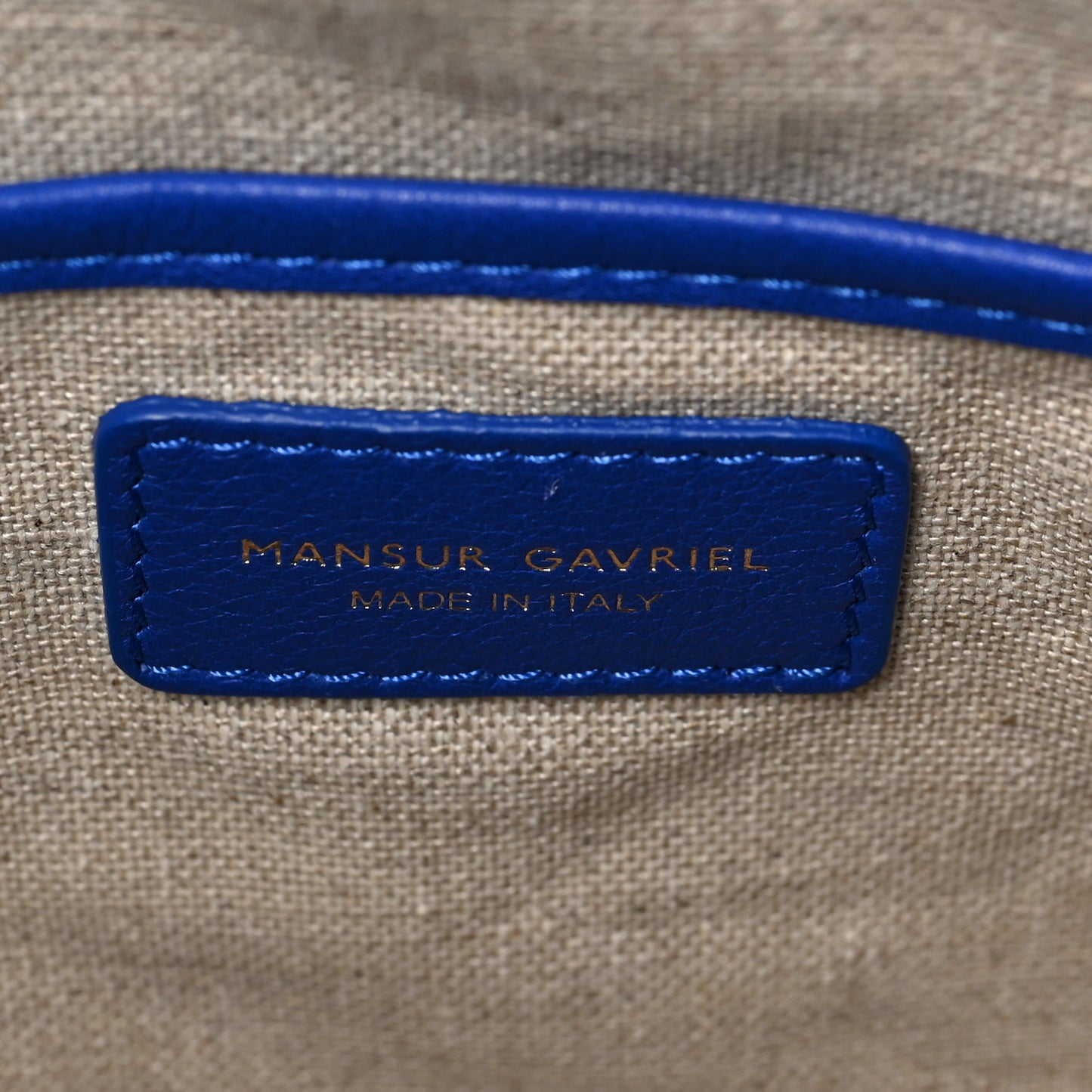 Calfskin Mini Tulipano Bag Elettrico