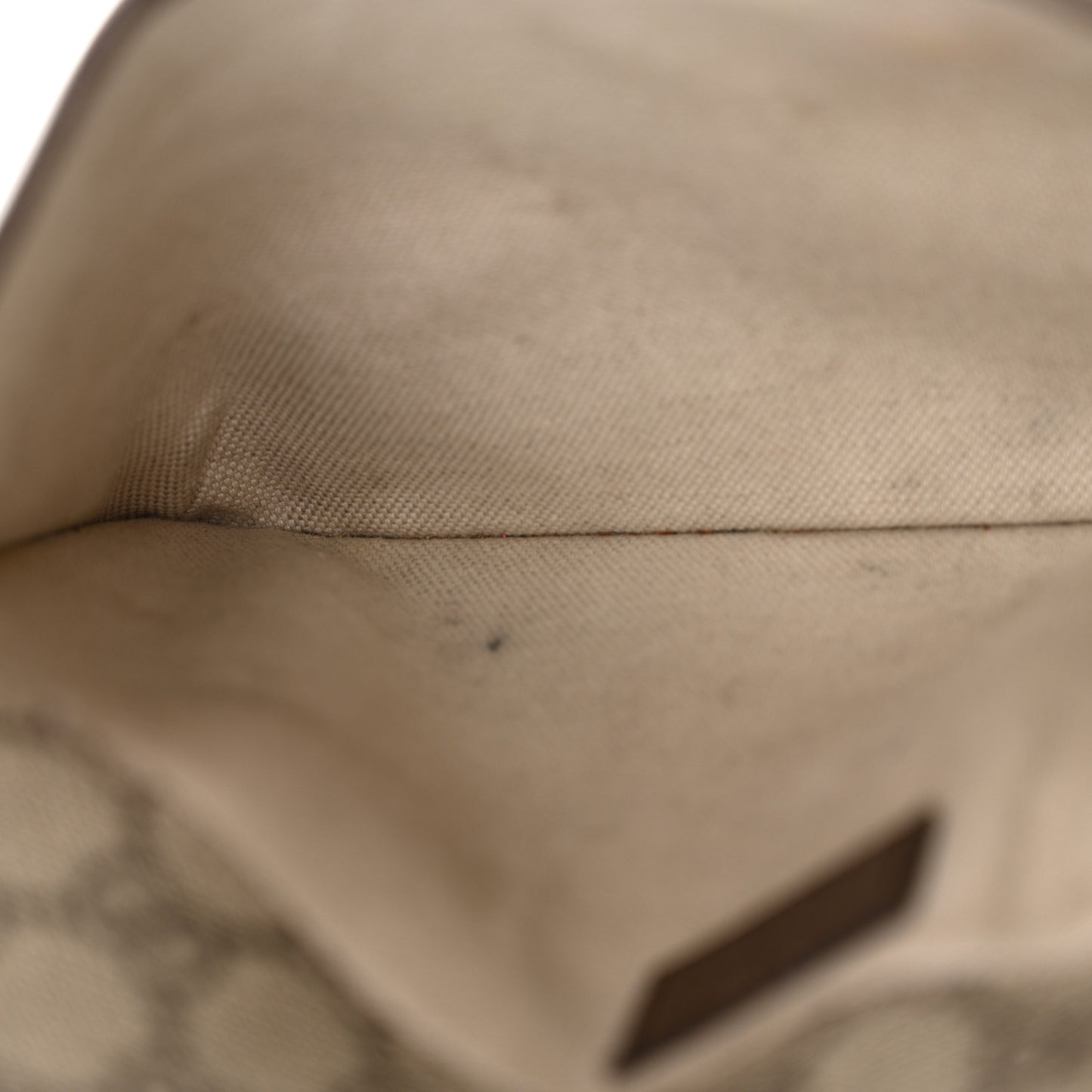 GG Supreme Monogram Web Small Ophidia Belt Bag Brown
