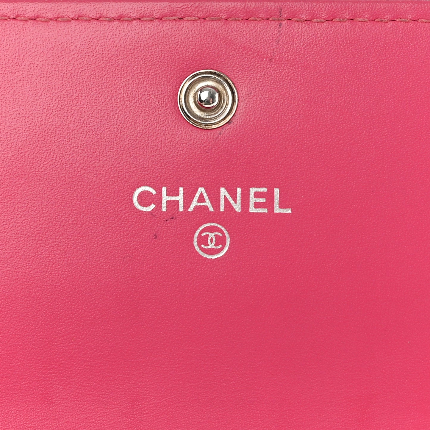 Patent Quilted Large Gusset Flap Wallet Pink
