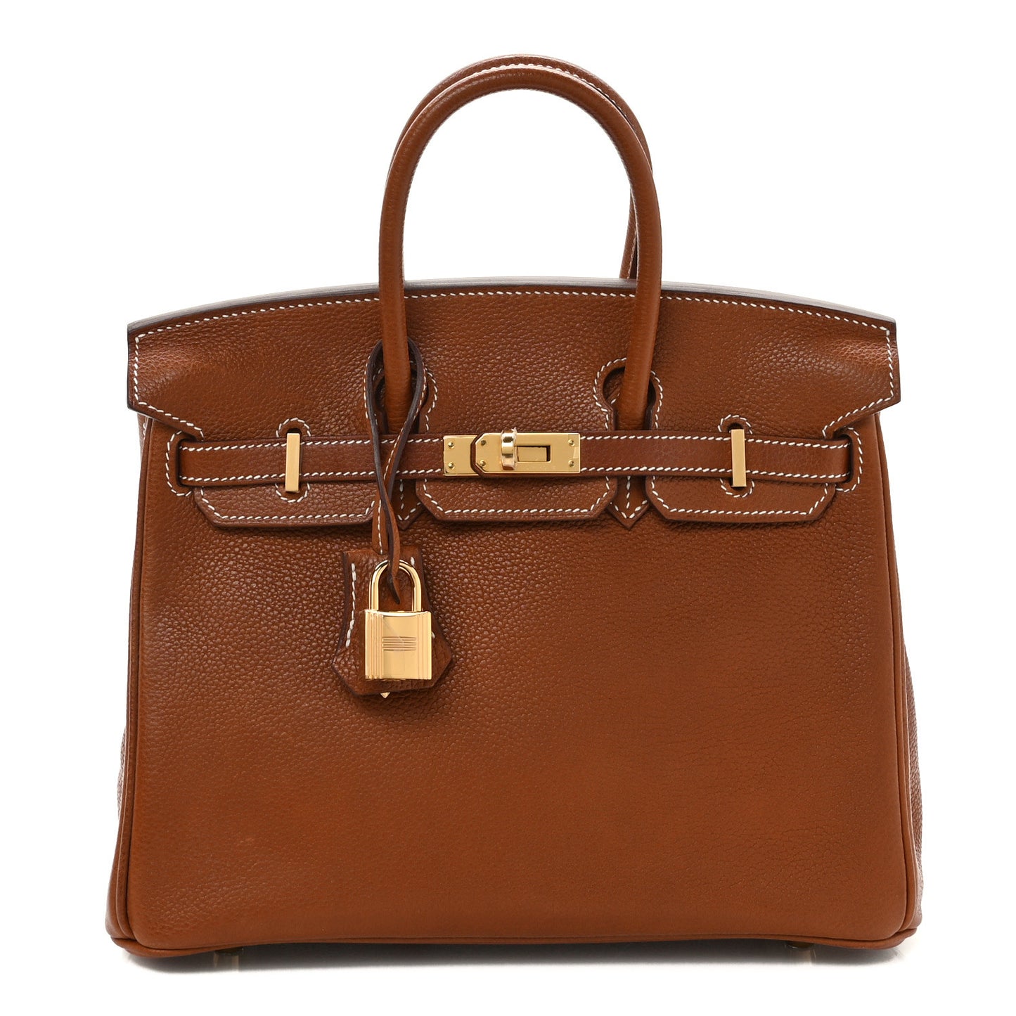 Natural Barenia Faubourg Birkin 25 Fauve