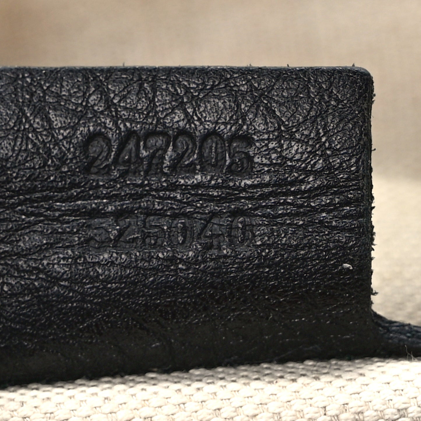 Calfskin Vintage Web Medium Boston Black