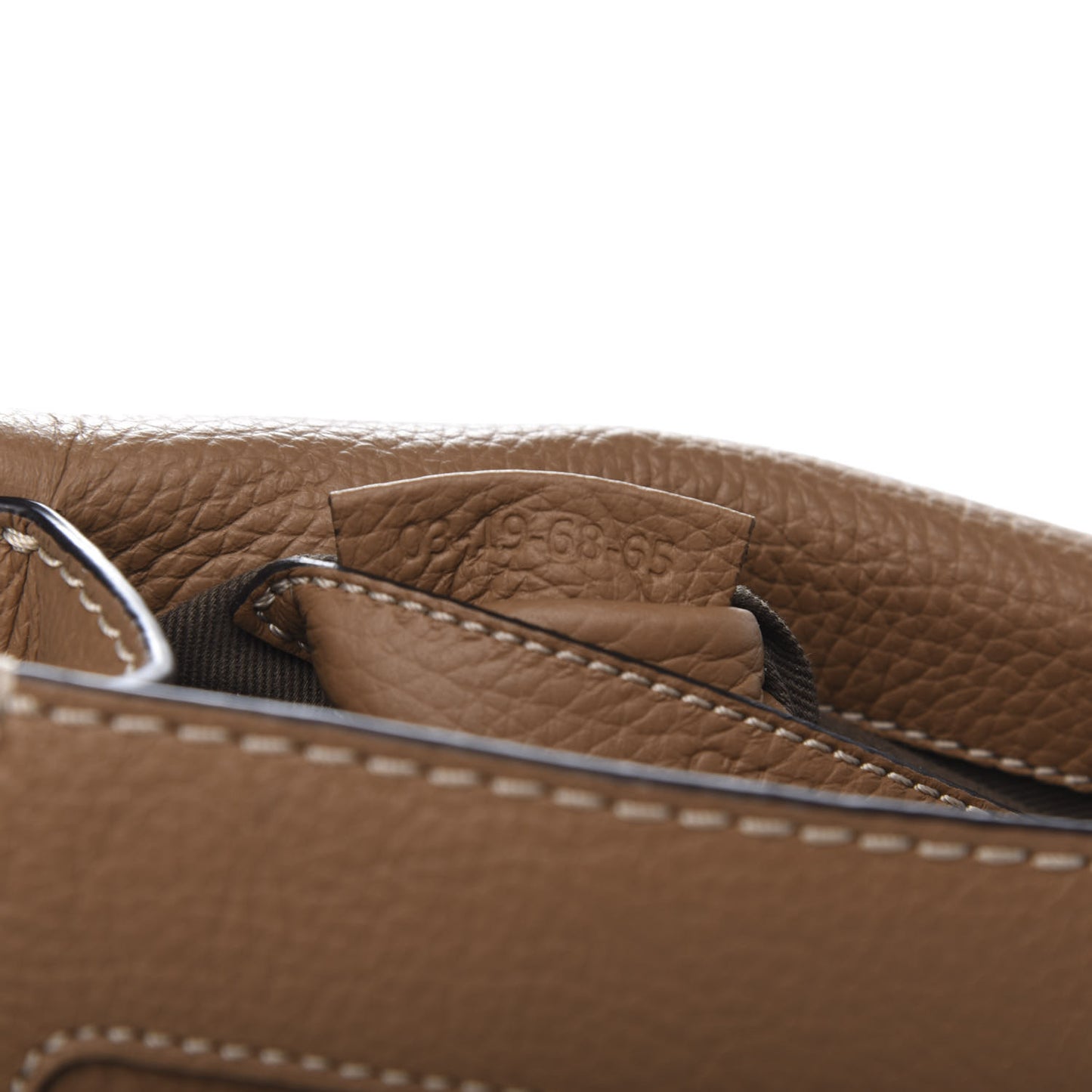 Calfskin Mini Marcie Round Crossbody Bag Nut