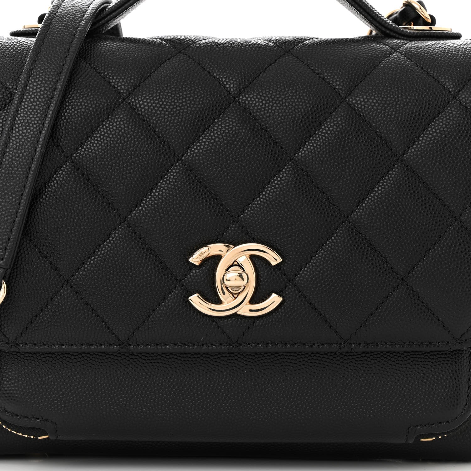 Chanel Caviar Quilted Medium Business Affinity Flap Black 8 of 10