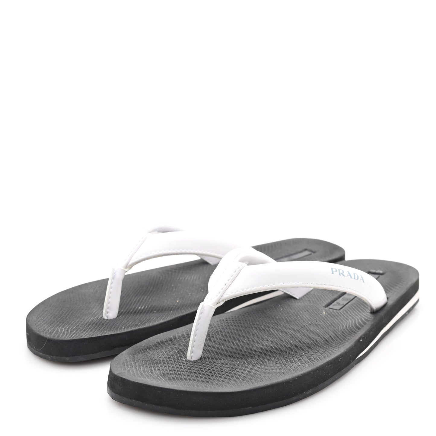 Vernice Thong Sandals 37 Bianco
