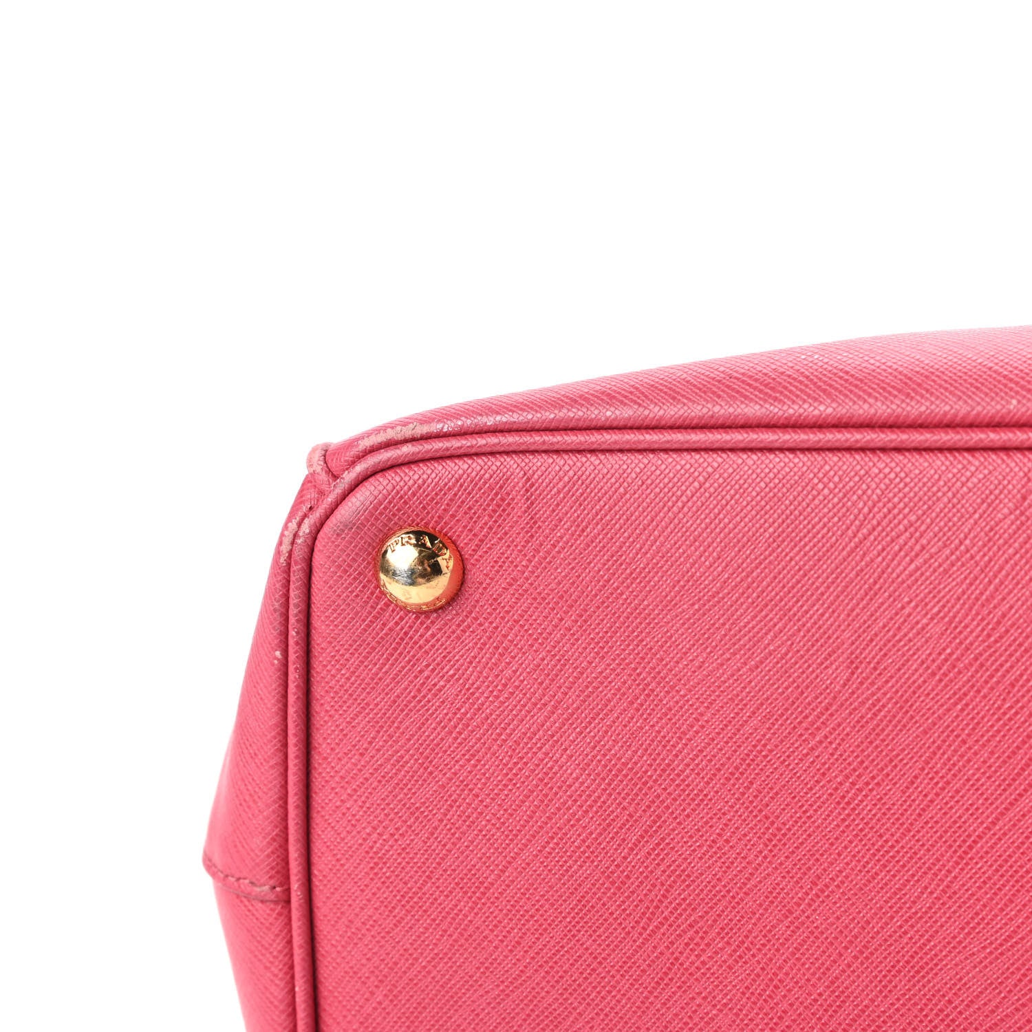 Prada Saffiano Large Galleria Double Zip Tote Peonia 12 of 14