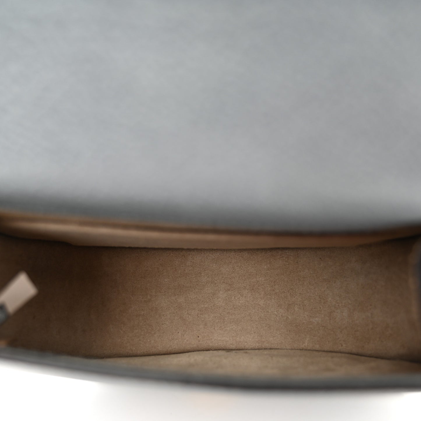 Calfskin Suede Small Nile Bracelet Bag Cloudy Blue