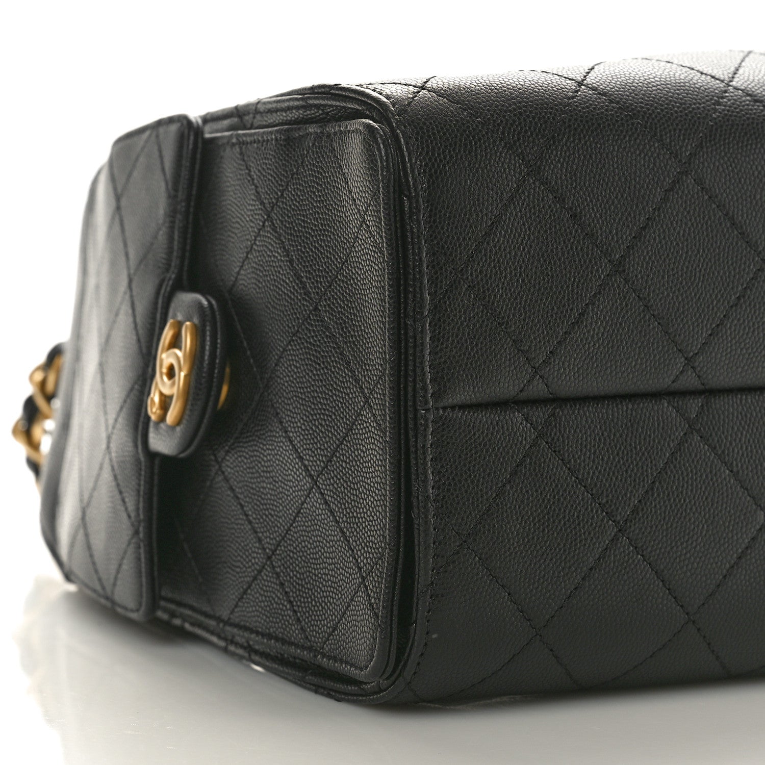 Chanel Caviar Quilted Small Chanel 25 Handbag Black 8 of 9