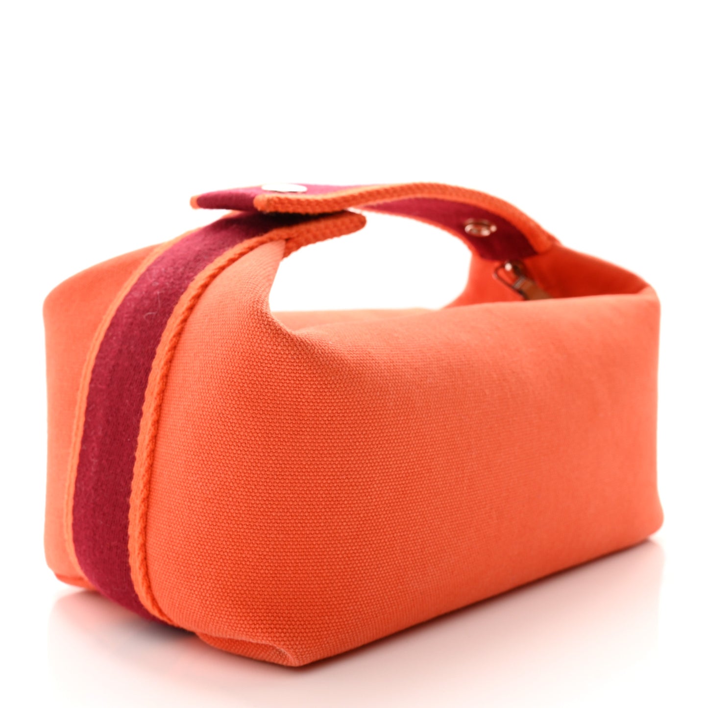 Canvas Small Bride-A-Brac Pouch Orange Burgundy