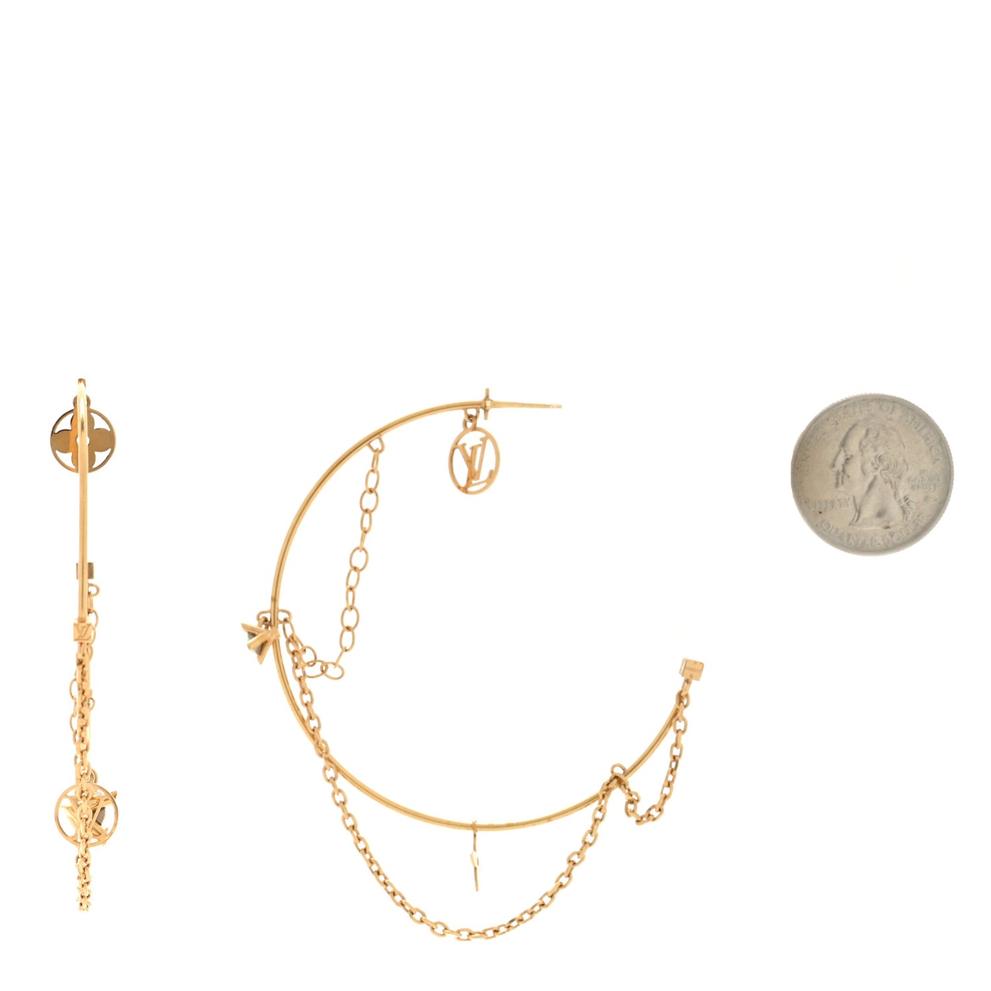 Roman Holidays Hoop Earrings Gold