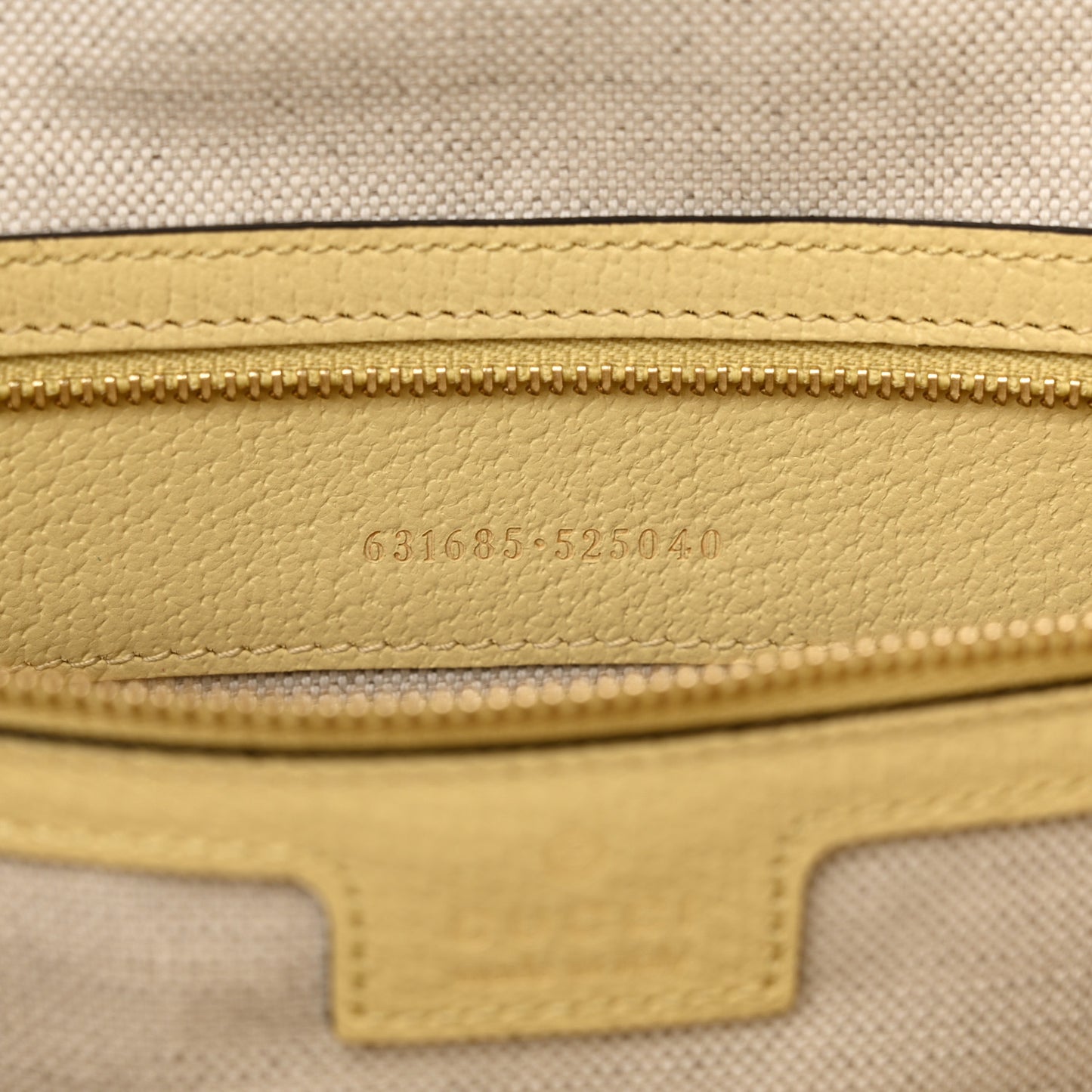 Monogram Jumbo GG Textured Dollar Calfskin Medium Ophidia Shopping Tote Yellow