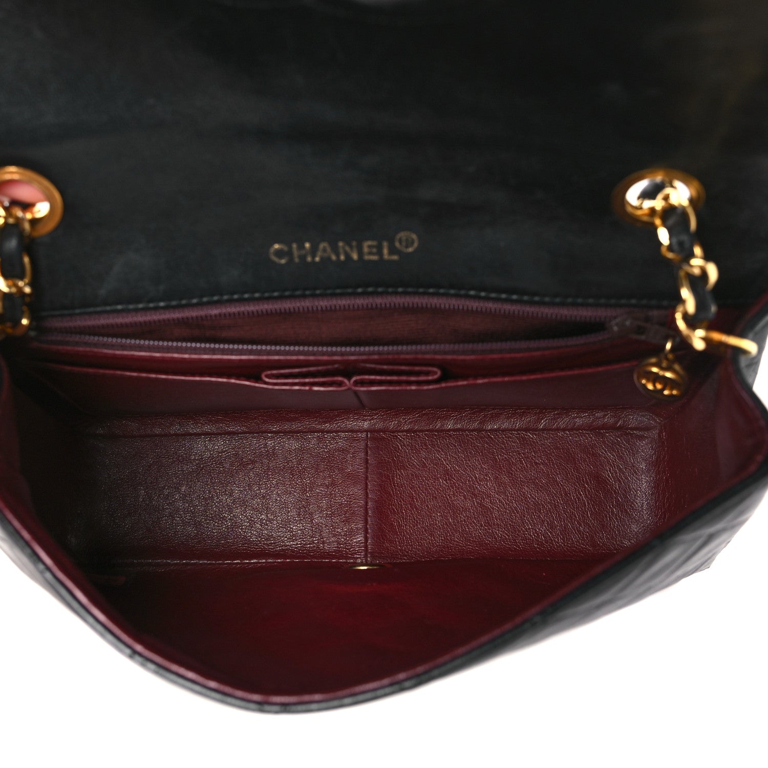 Chanel Lambskin Quilted Small Single Flap Black 5 of 15