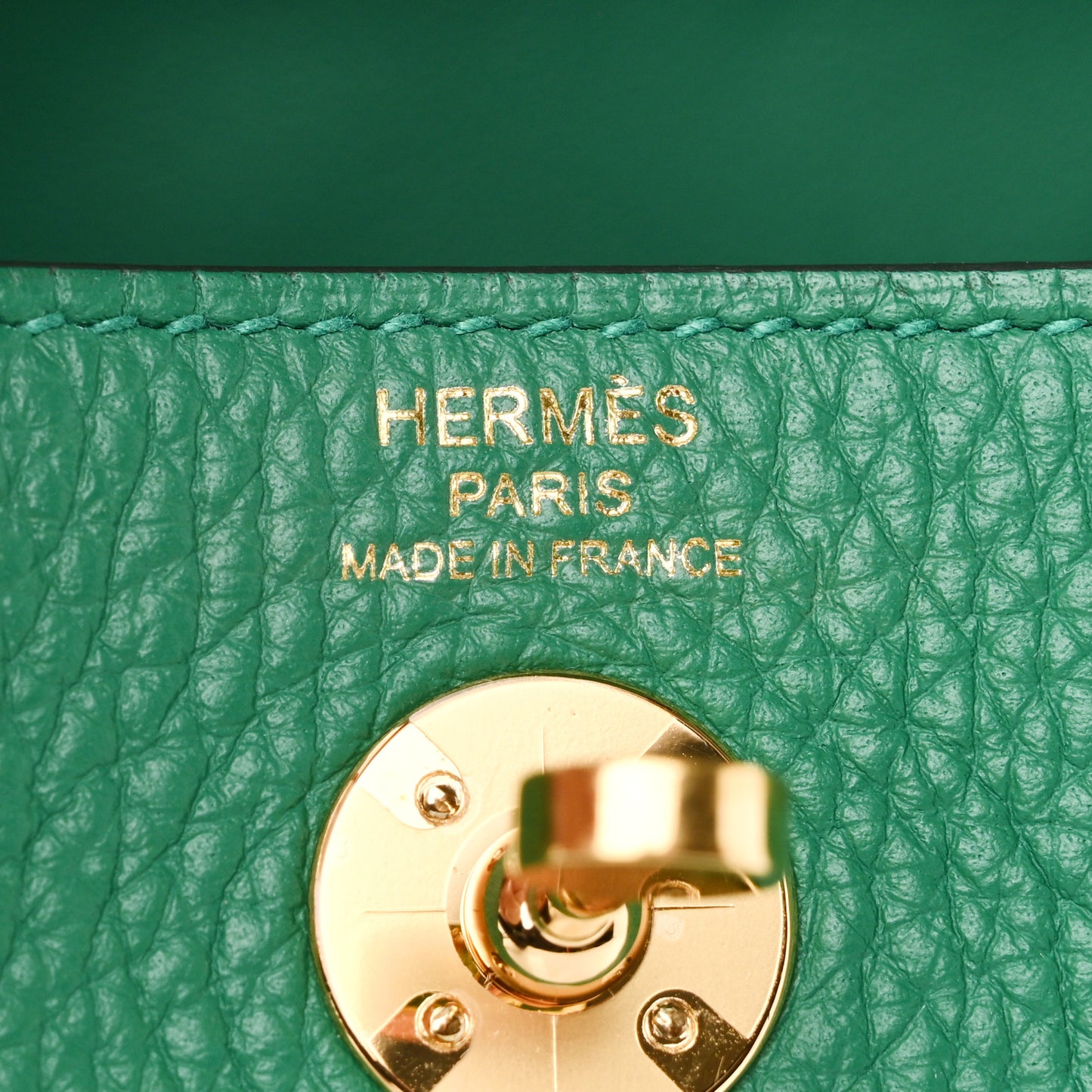 Taurillon Clemence Mini Lindy 20 Vert Vertigo