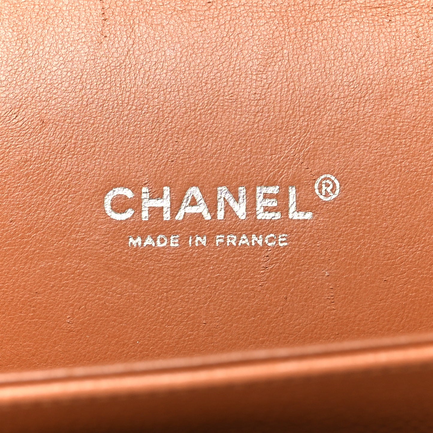 Caviar Quilted Maxi Double Flap Light Brown