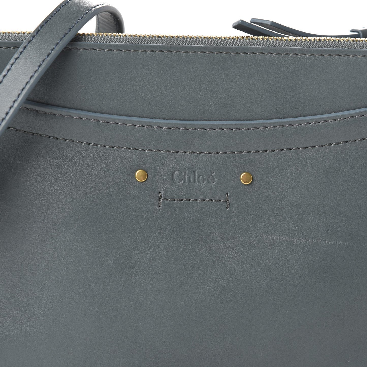 Calfskin Suede Mini Roy Bag Cloudy Blue