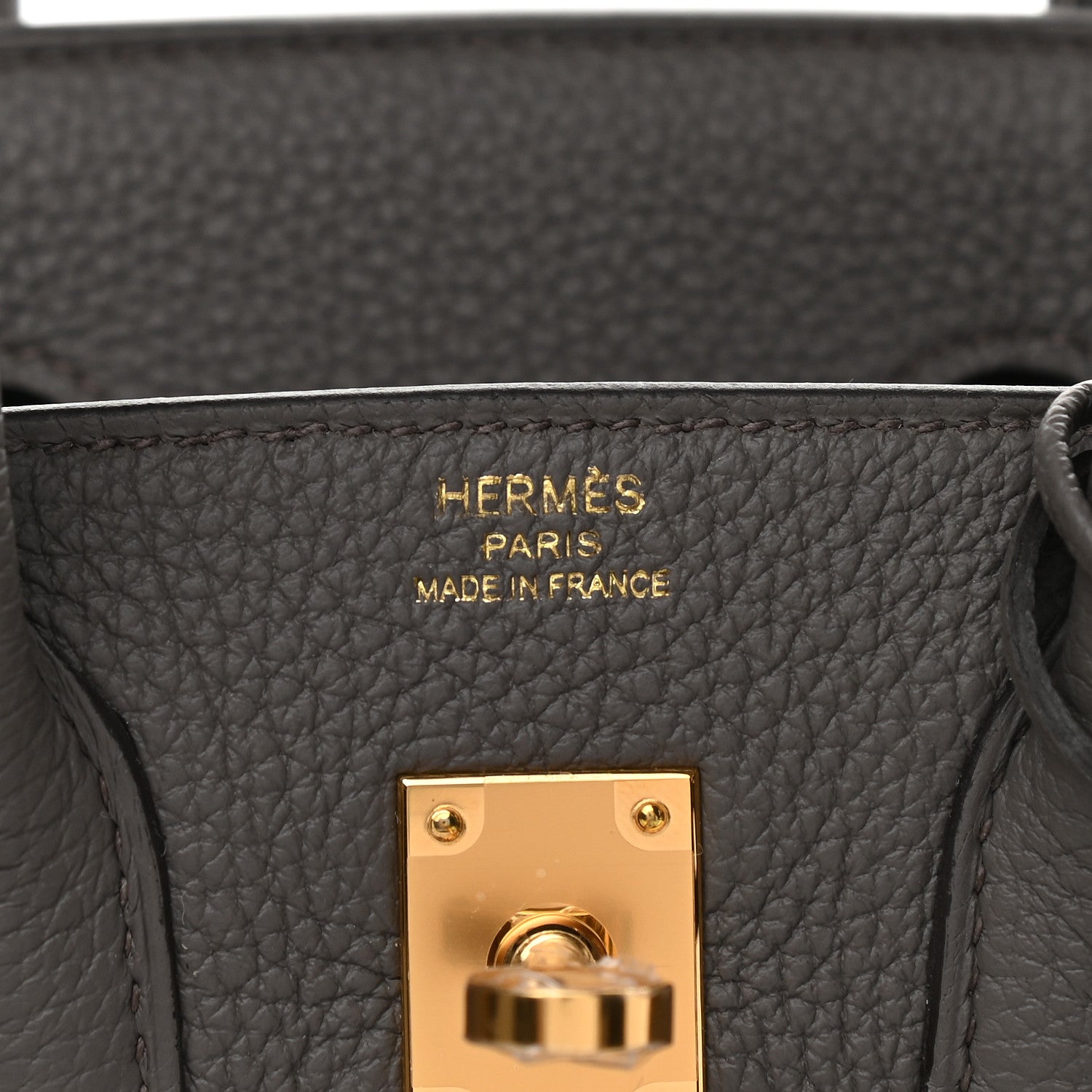Hermes Togo Birkin 25 Etain 7 of 10