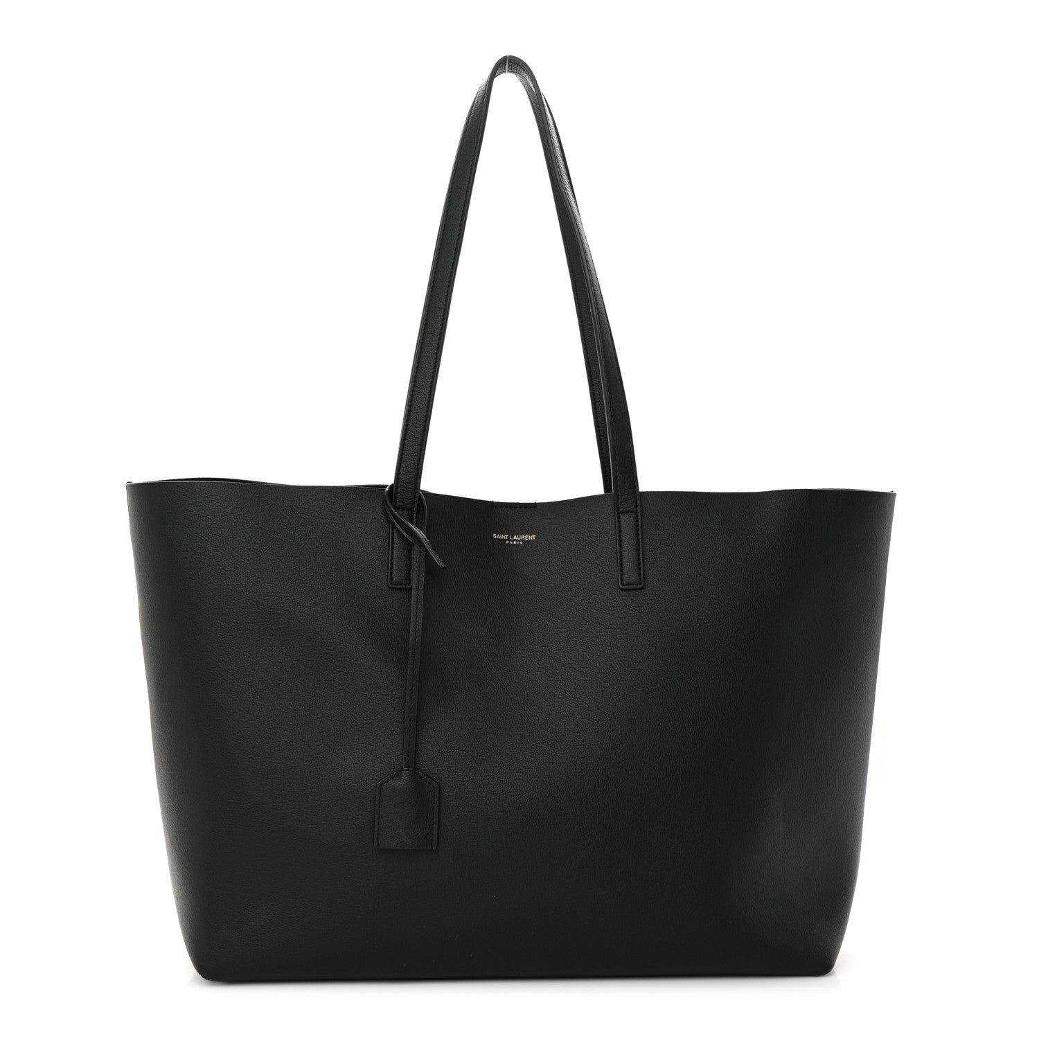 Saint Laurent Calfskin Large Shopping Tote Black 1 of 13