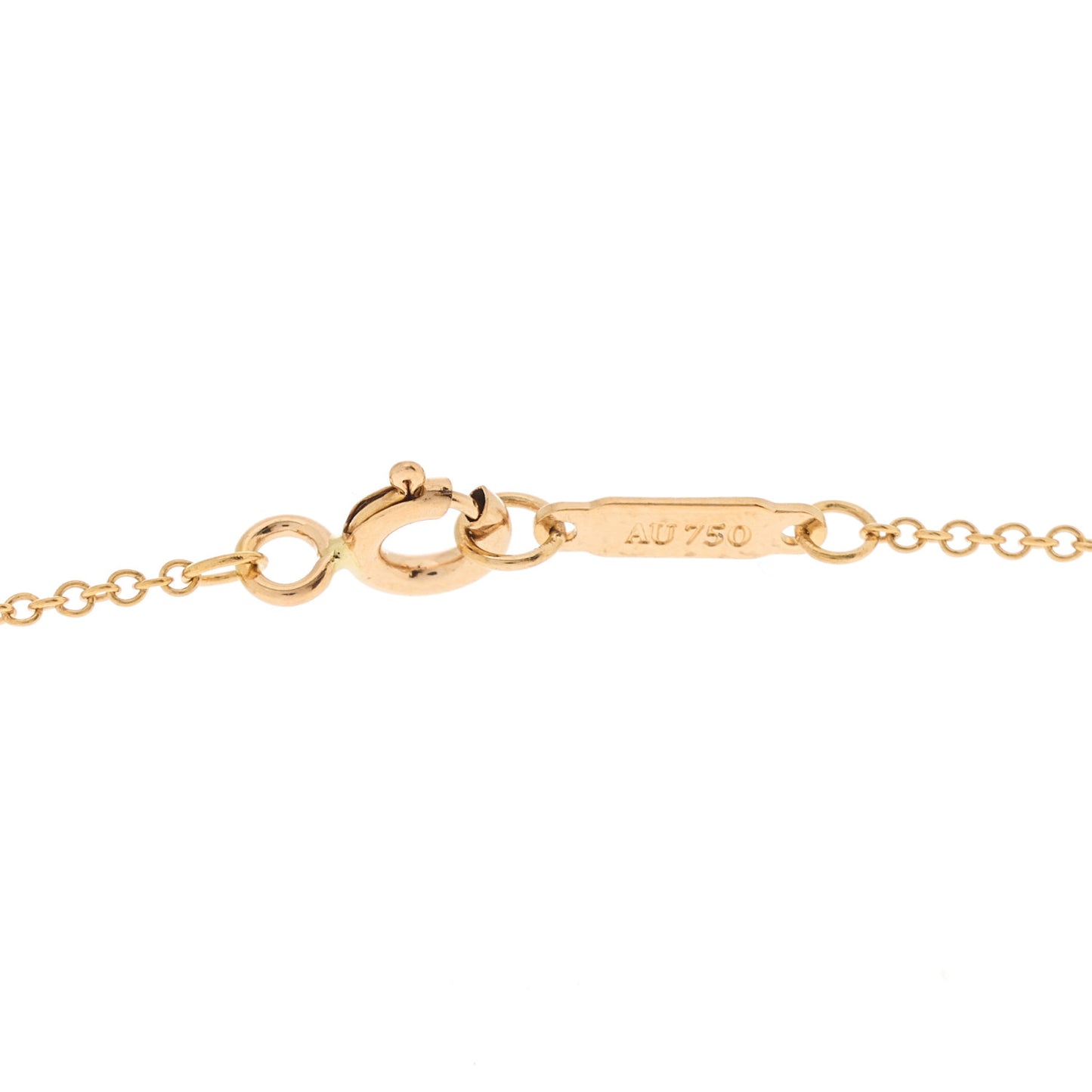 18K Rose Gold Platinum Diamond Schlumberger Lynn Pendant Necklace