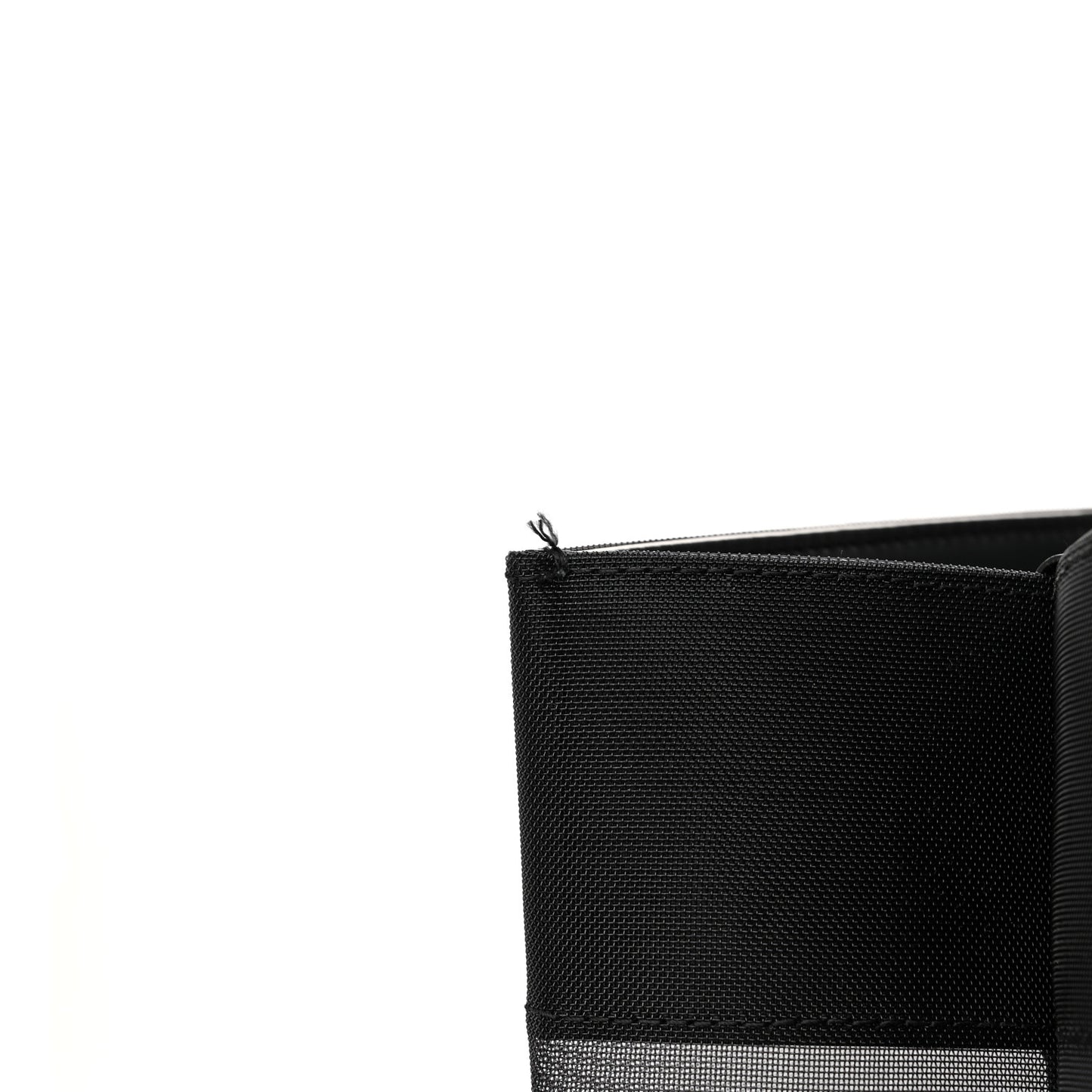 Mesh Large Duty Free Tote Black