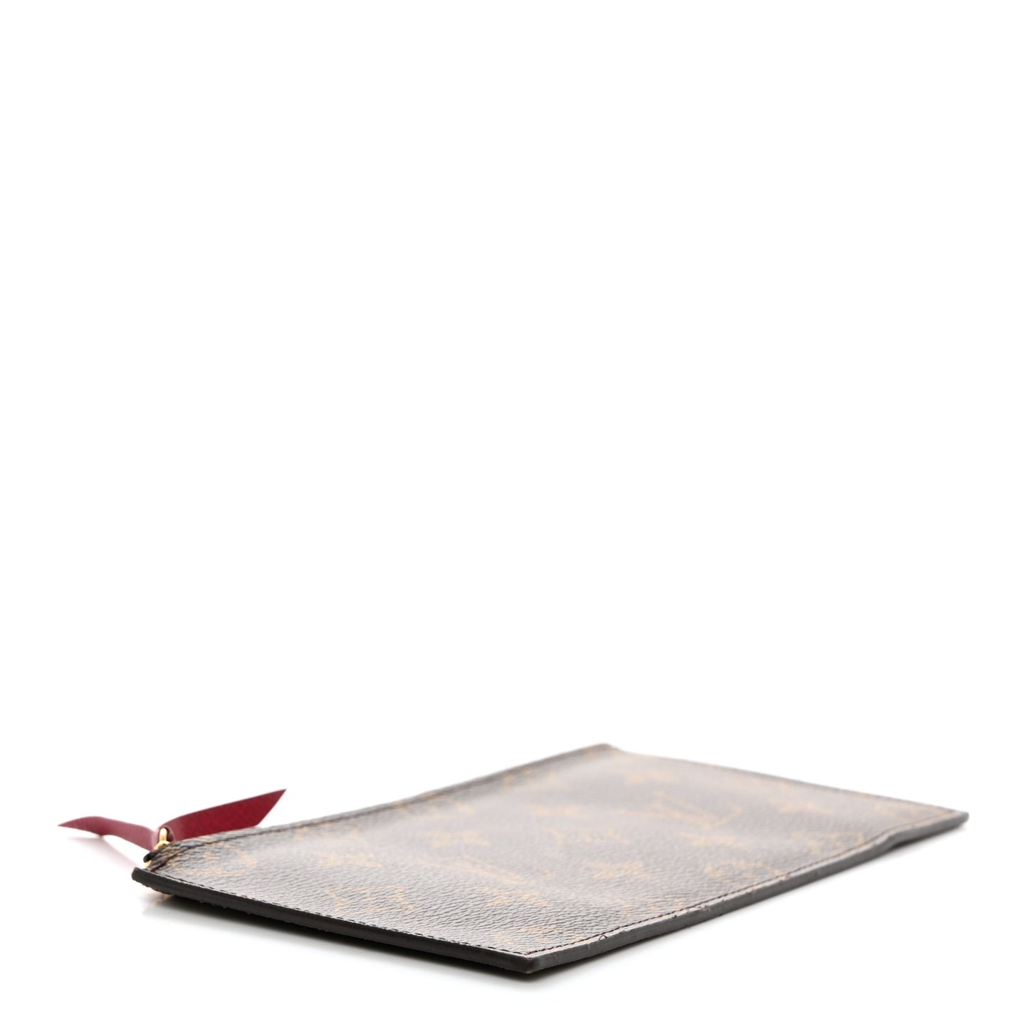 Monogram Felicie Chain Wallet Zippered Insert Fuchsia