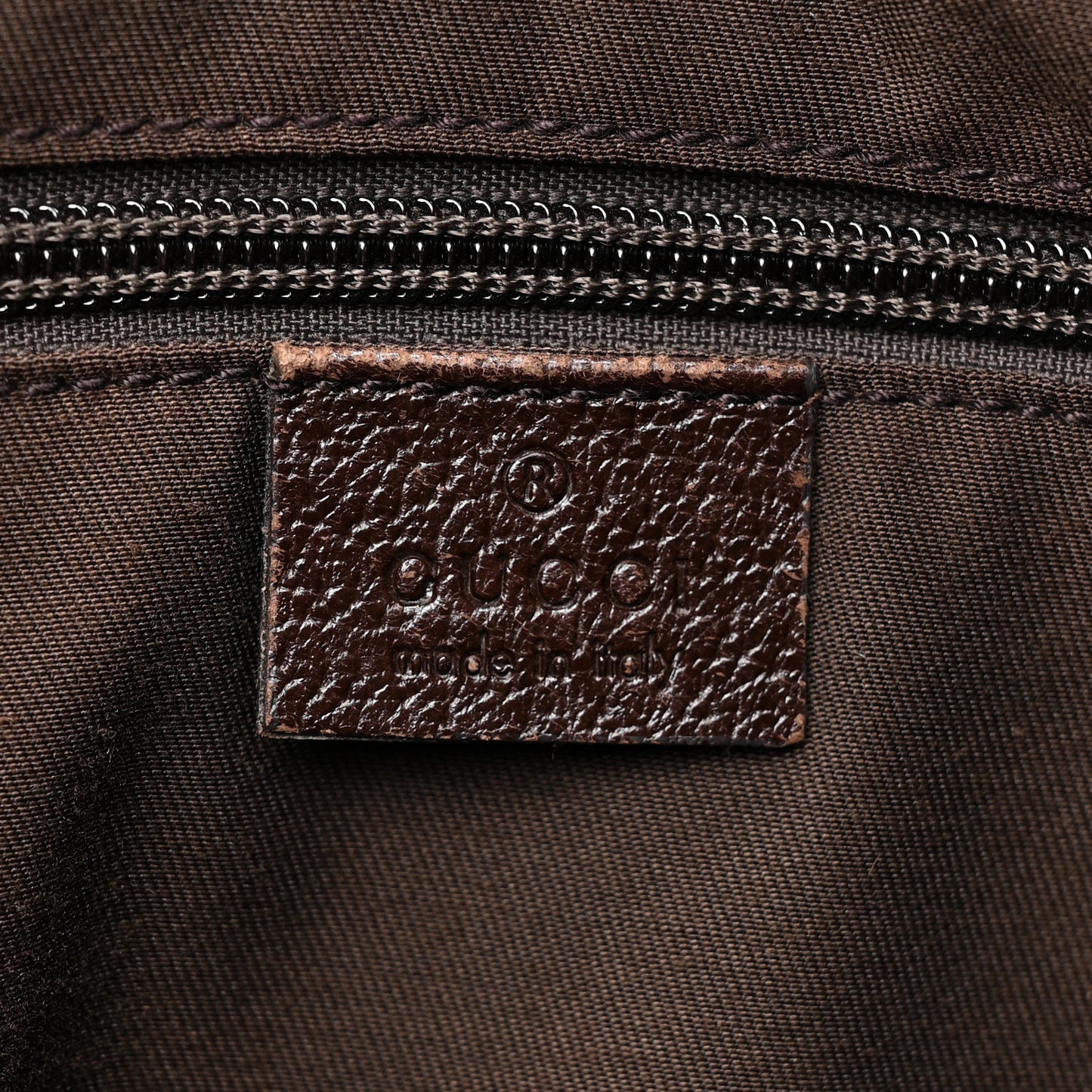 Monogram Medium Half Moon Hobo Dark Brown