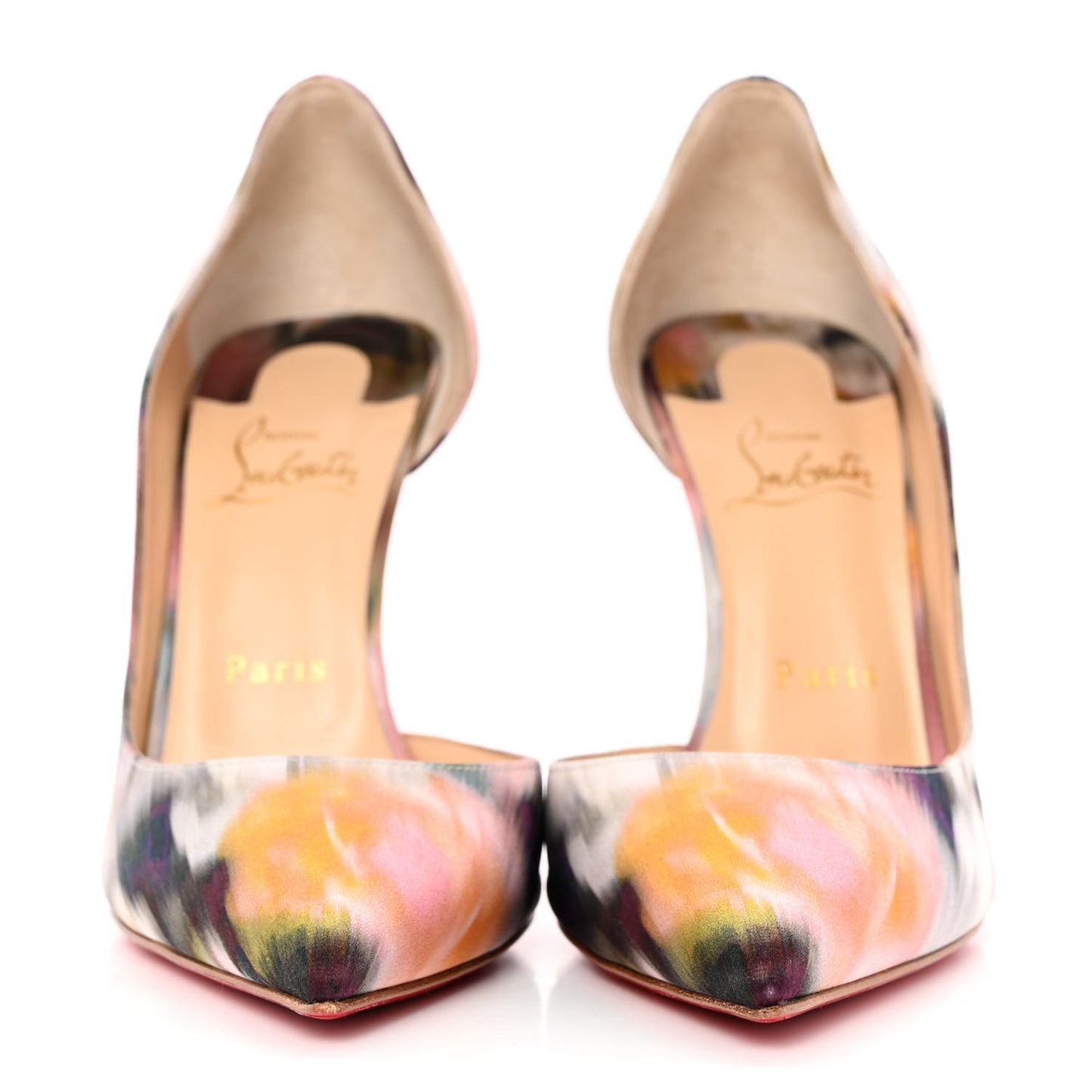Satin Impressioniste Iriza 100 Pumps 39.5 Multicolor