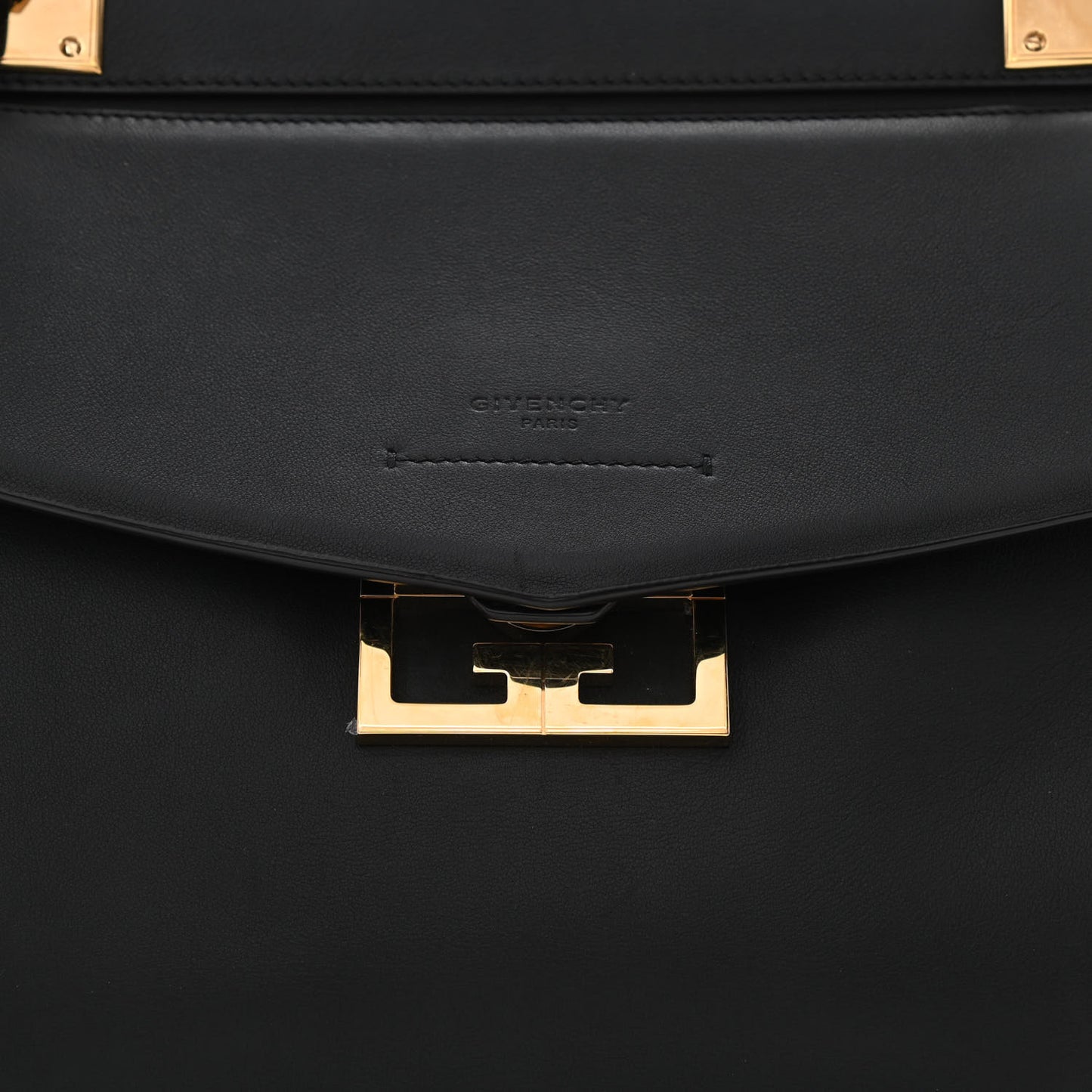 Calfskin Small Mystic Shoulder Bag Black