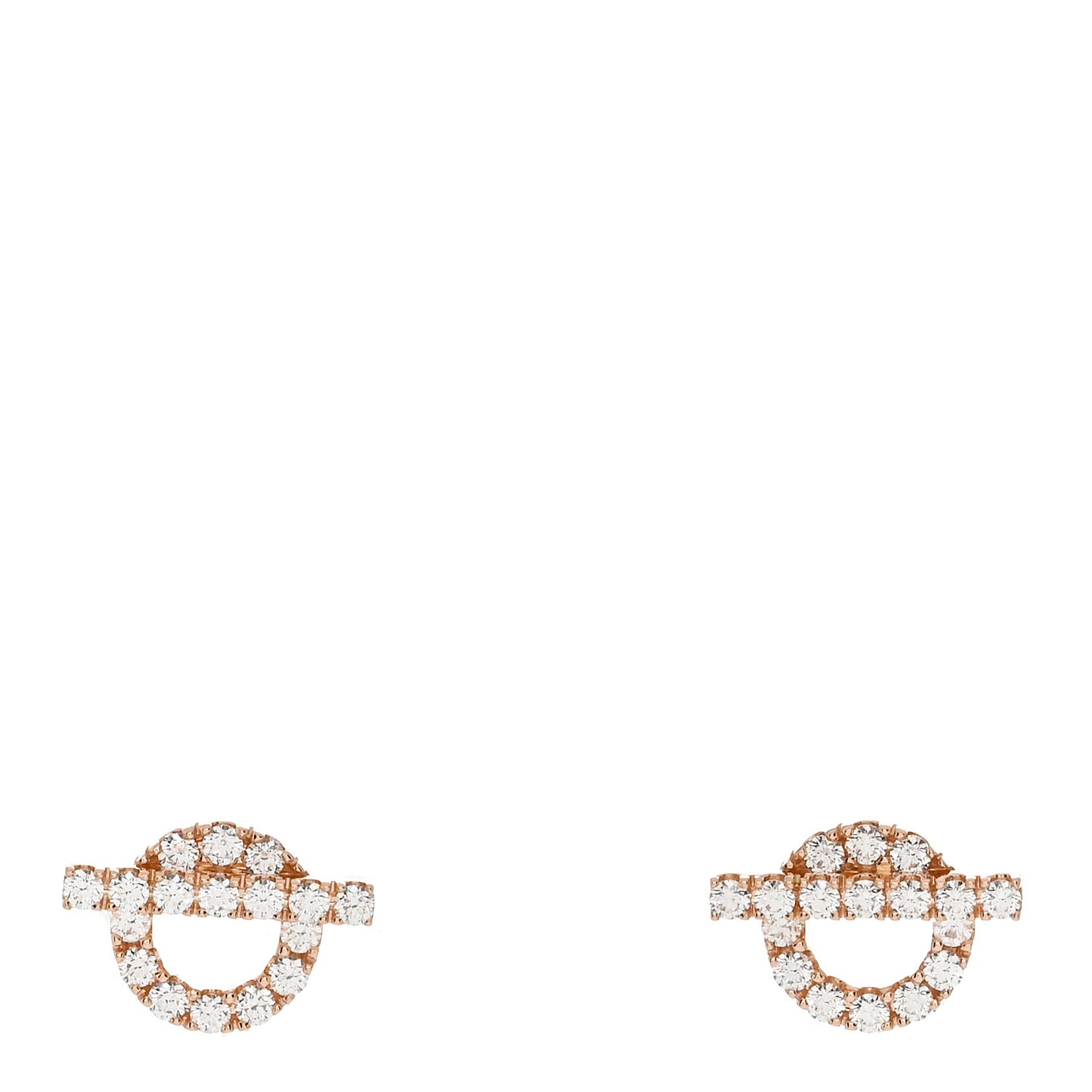 18K Rose Gold Diamond Finesse Earrings