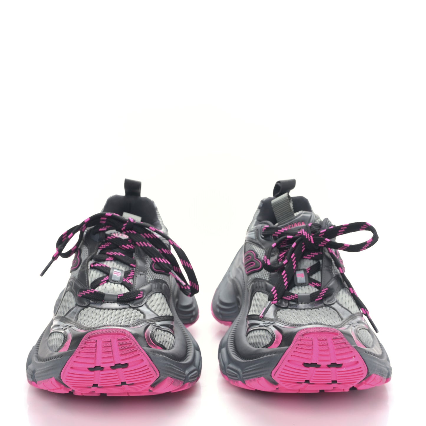 Mesh TPU Worn Out Effect Womens 10XL Sneakers 40 Grey Pink Black