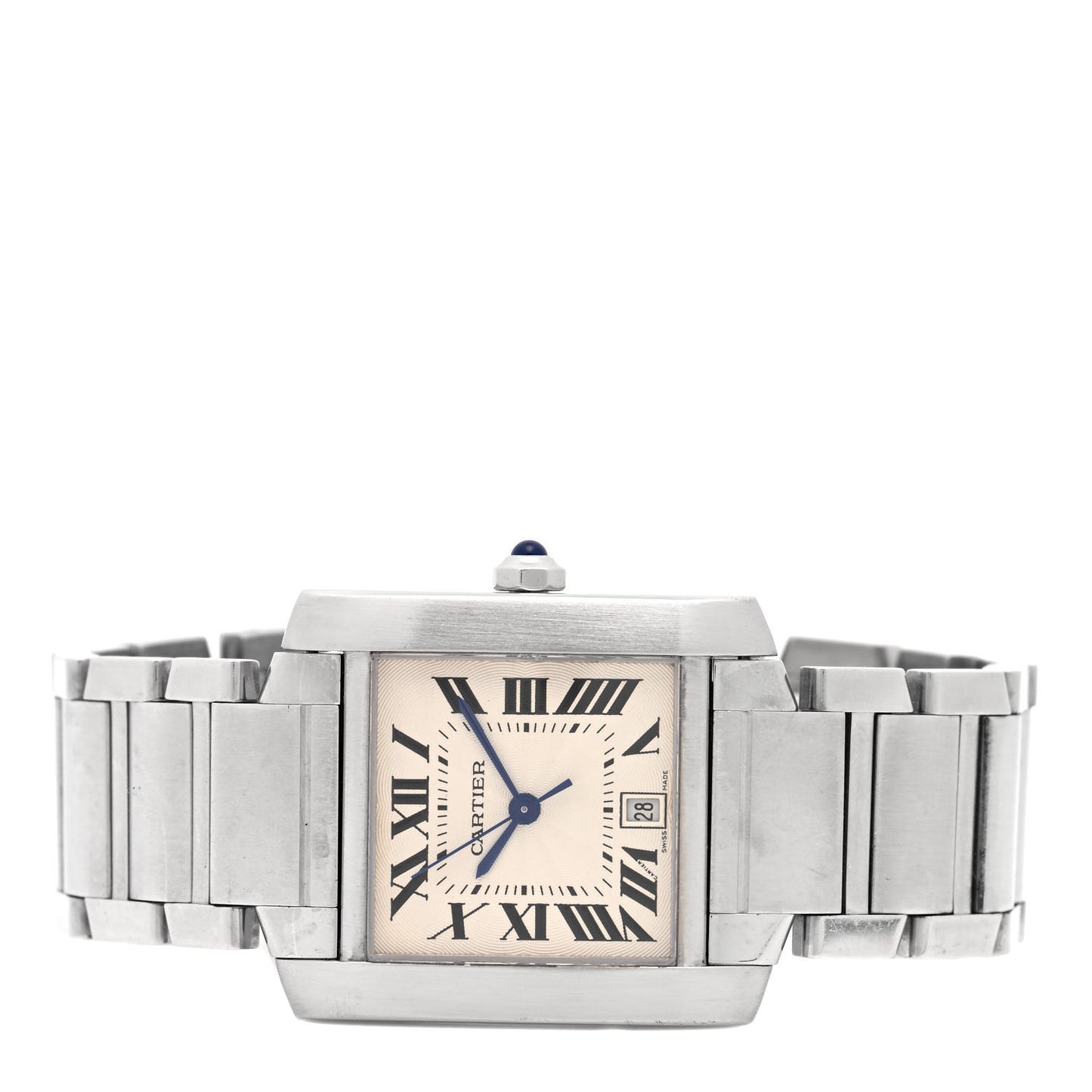 Stainless Steel 28mm Tank Francaise Automatic Watch