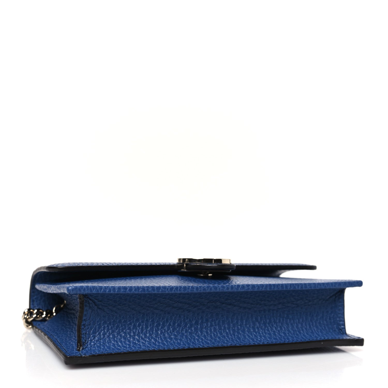 Gucci Dollar Calfskin Interlocking G Chain Wallet Caspian 4 of 8