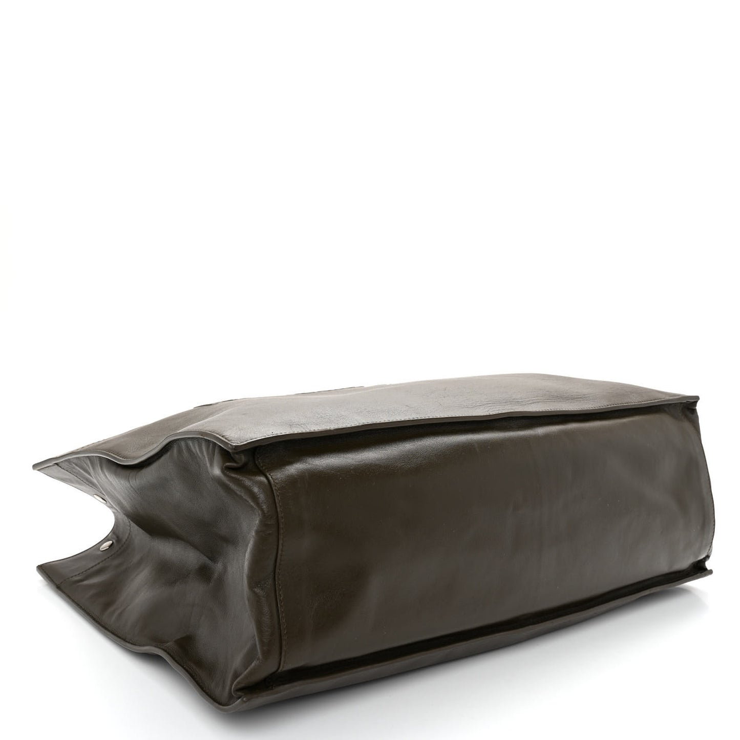 Vitello Large Rive Gauche Tote Dark Green