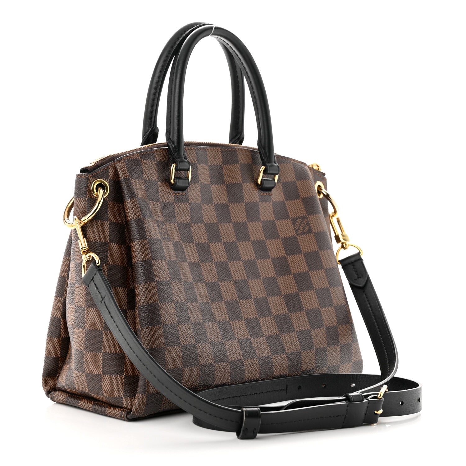 Louis Vuitton Damier Ebene Odeon Tote PM Black 3 of 10