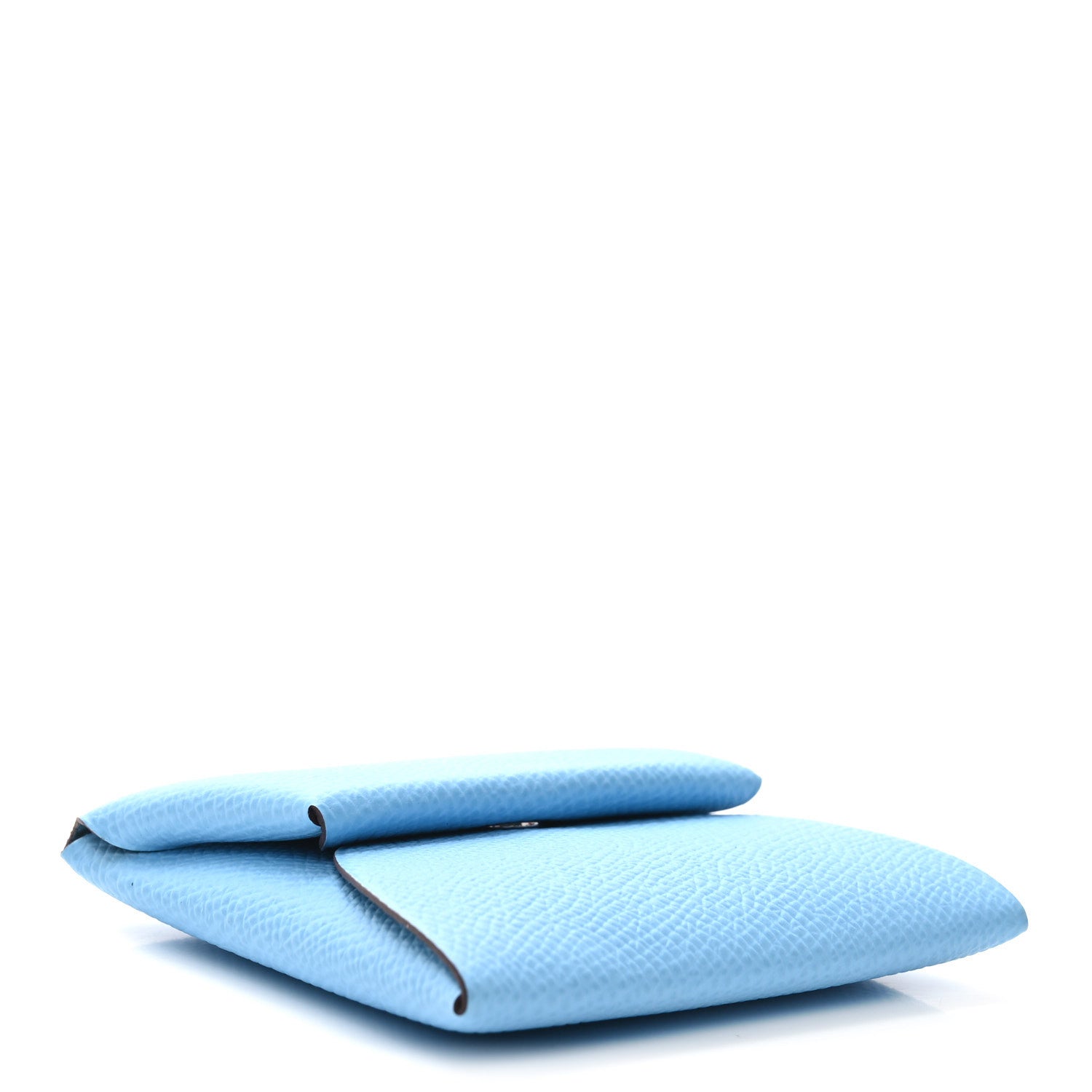 Hermes Epsom Horseshoe Bastia Coin Purse Celeste New Bleu Jean 4 of 7