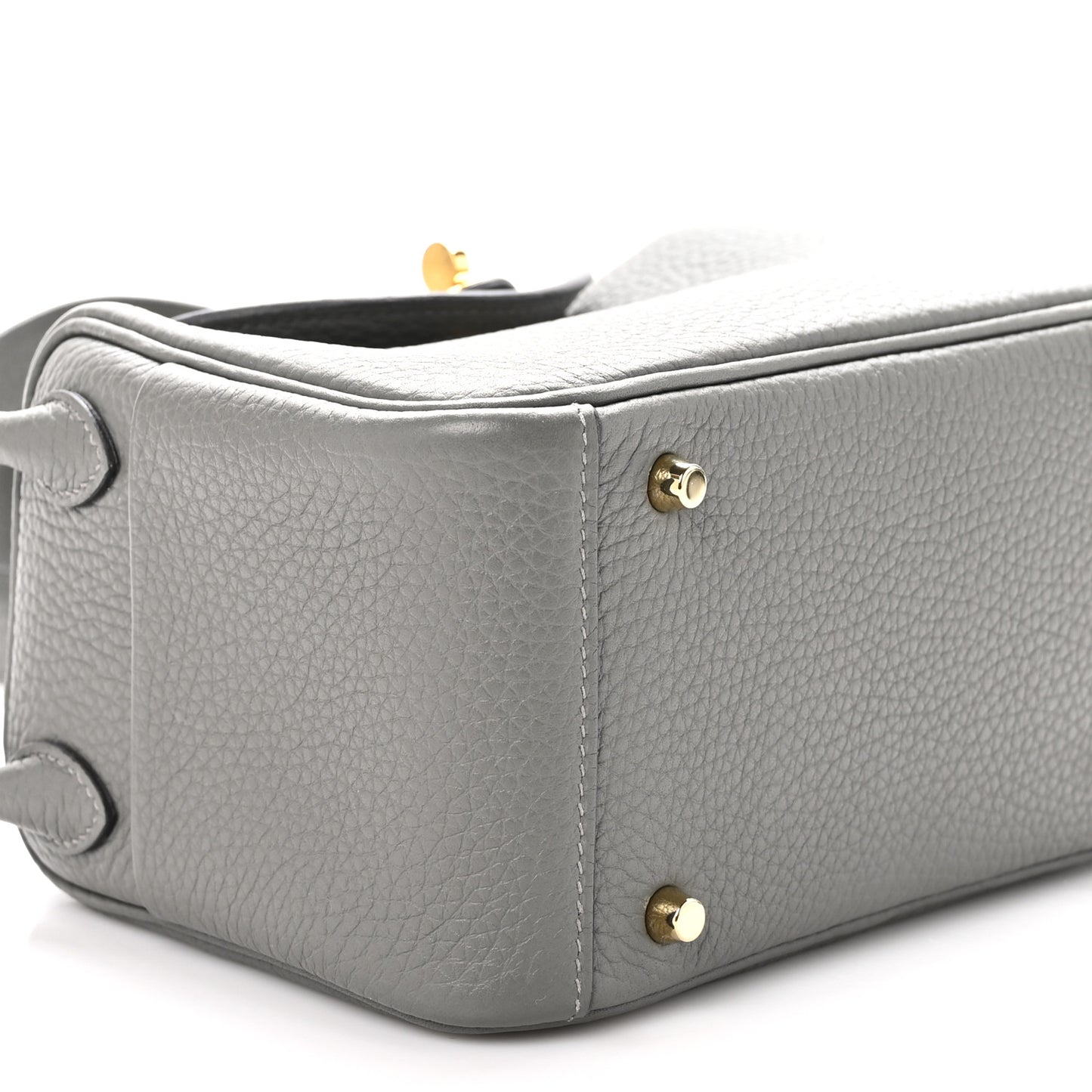 Taurillon Clemence Mini Lindy 20 Gris Meyer