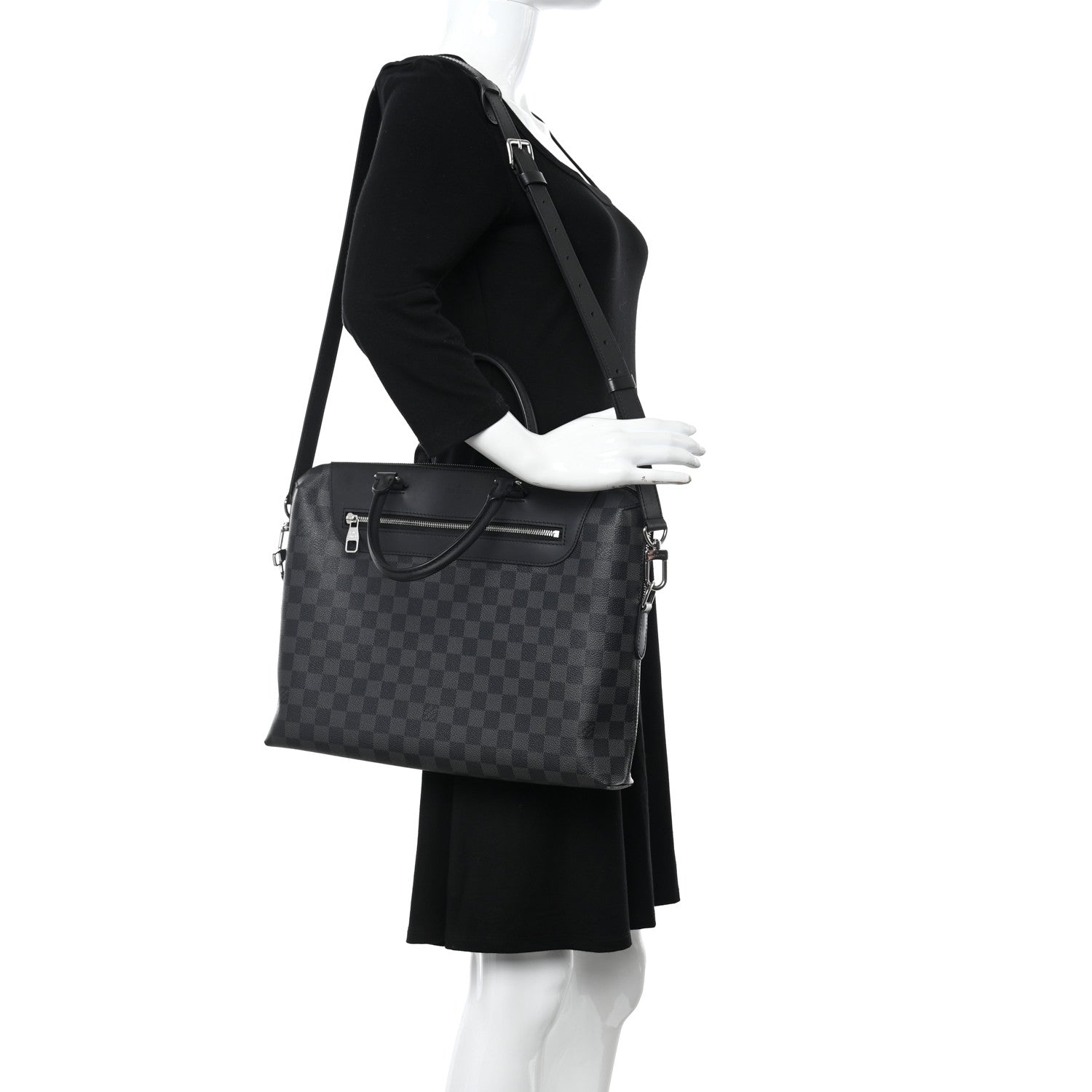 Louis Vuitton Damier Graphite Porte-Documents Jour 2 of 10