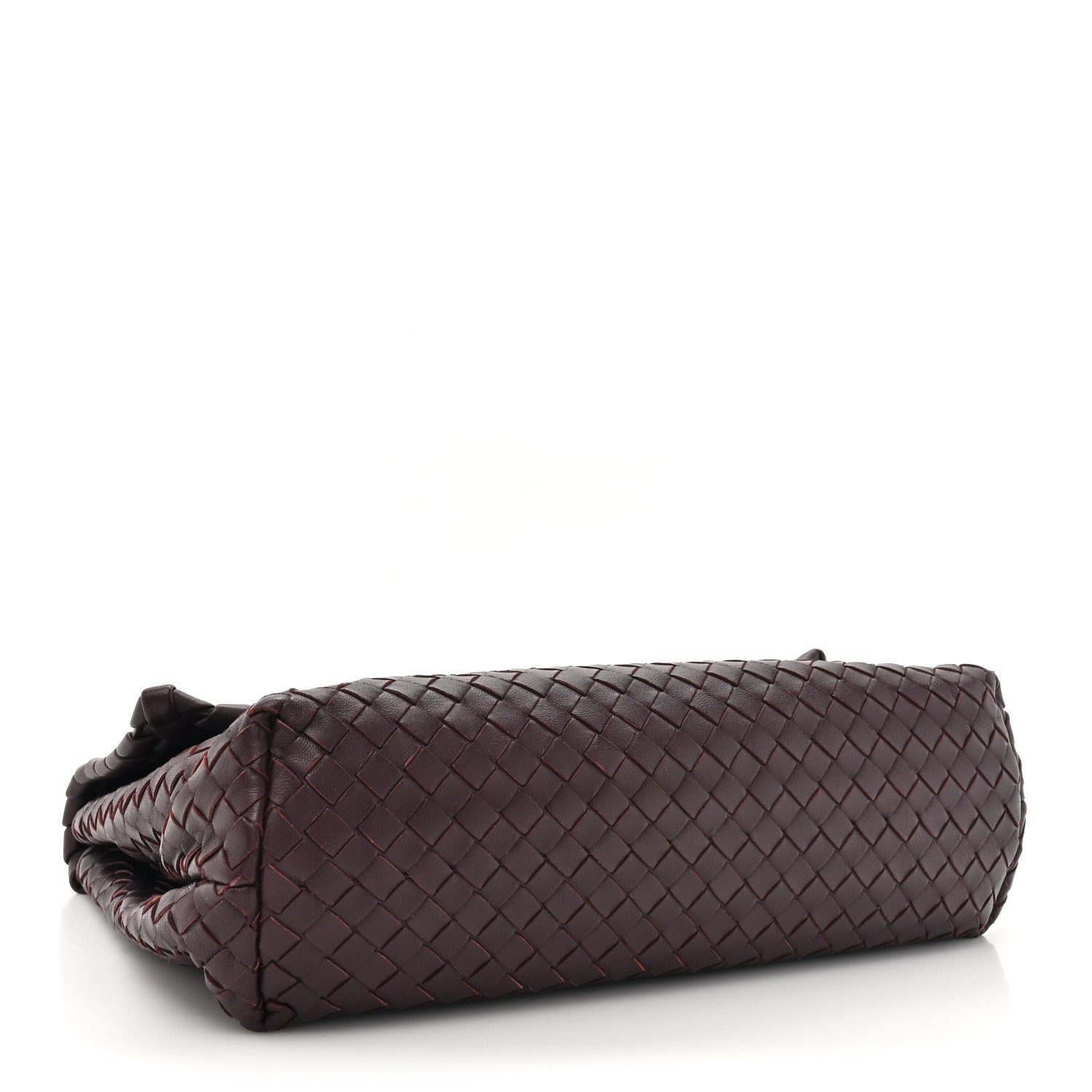 Bottega Veneta Nappa Intrecciato Large Olimpia Bag Burgundy 4 of 14