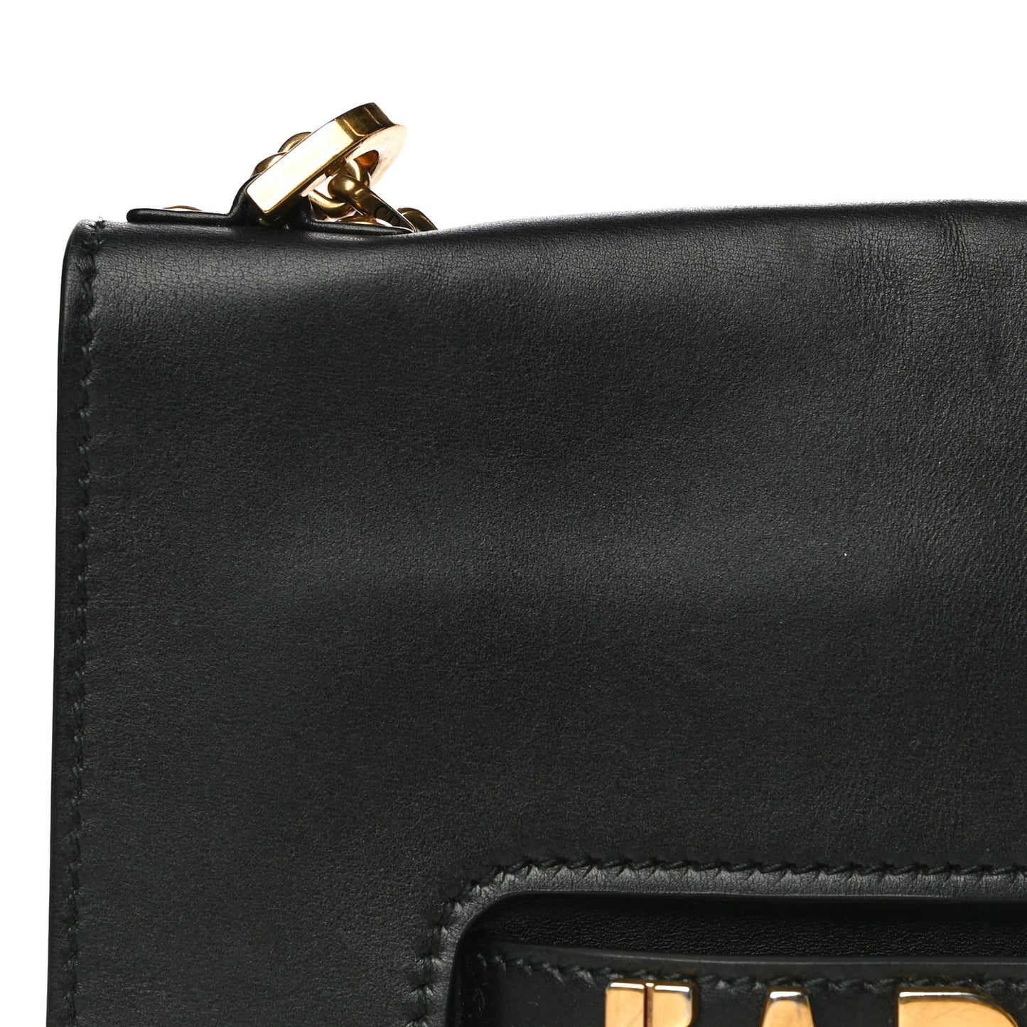 Calfskin J'Adior Chain Flap Bag Black
