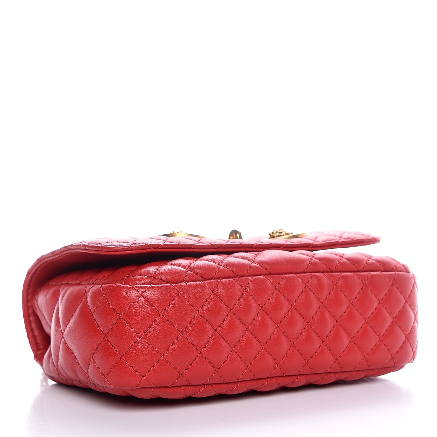 Napa Quilted Printed Icon Small Crossbody Bag Red