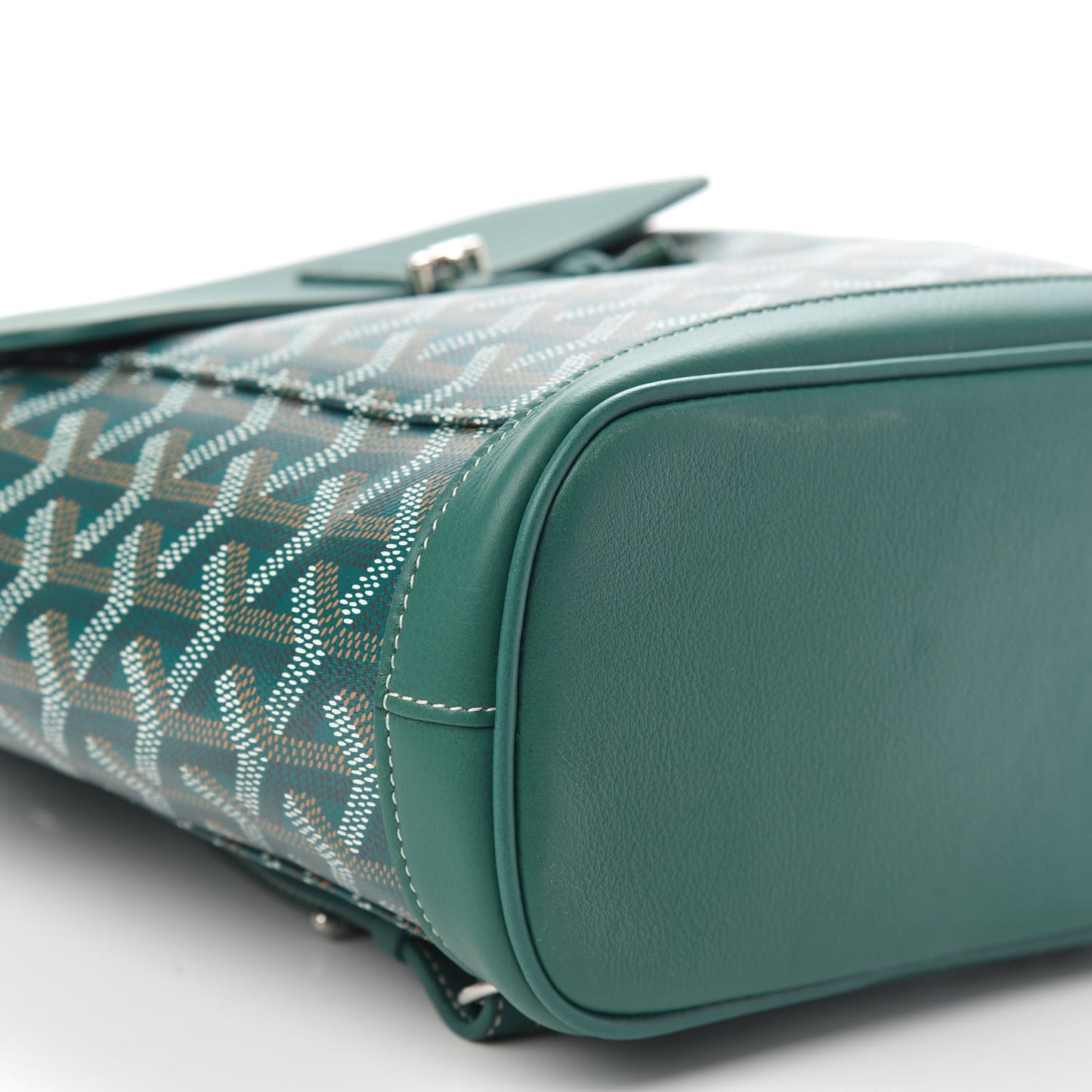 Goyardine Calfskin Mini Alpin Backpack Green